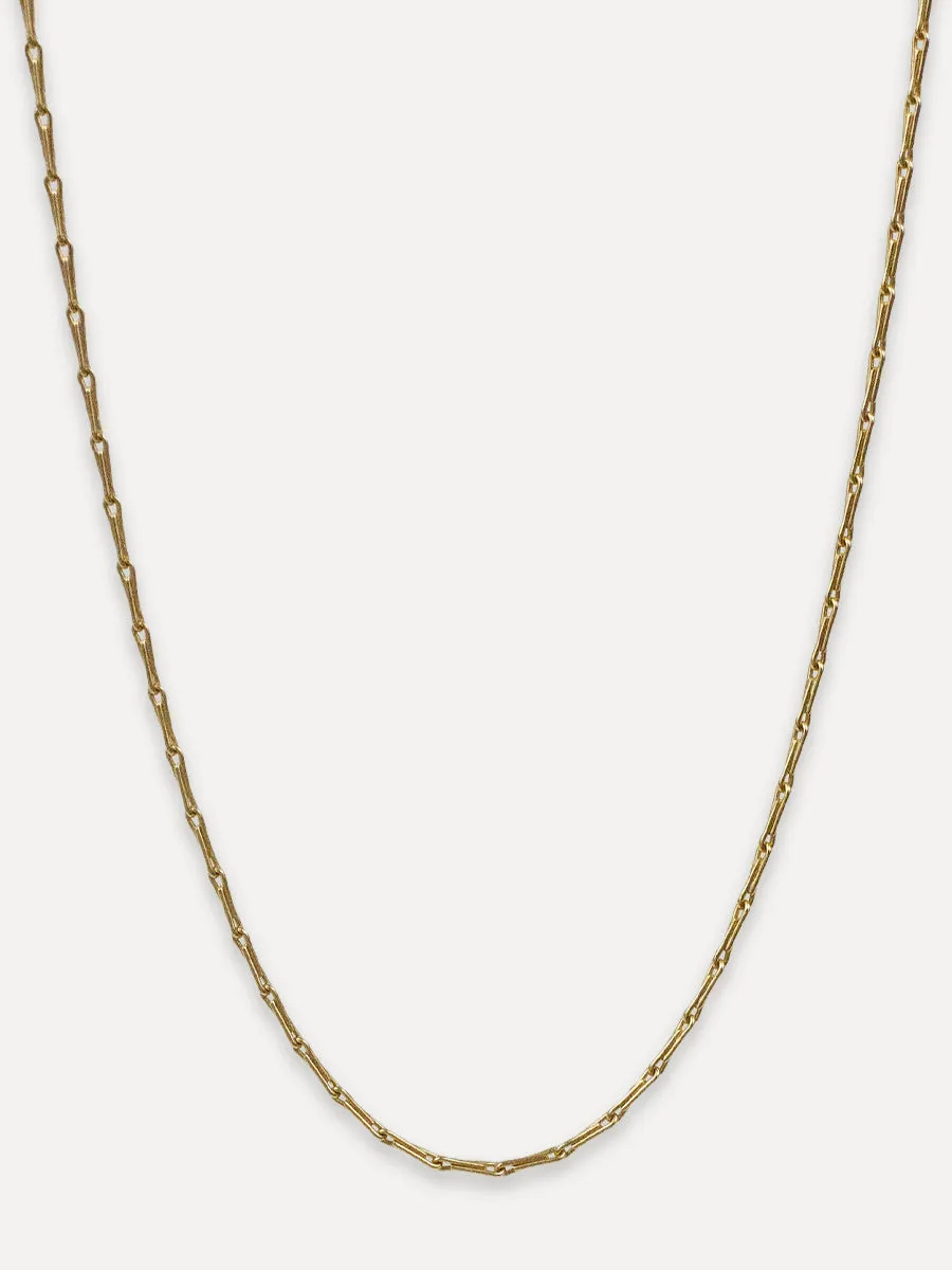 14K Petite Barleycorn Chain