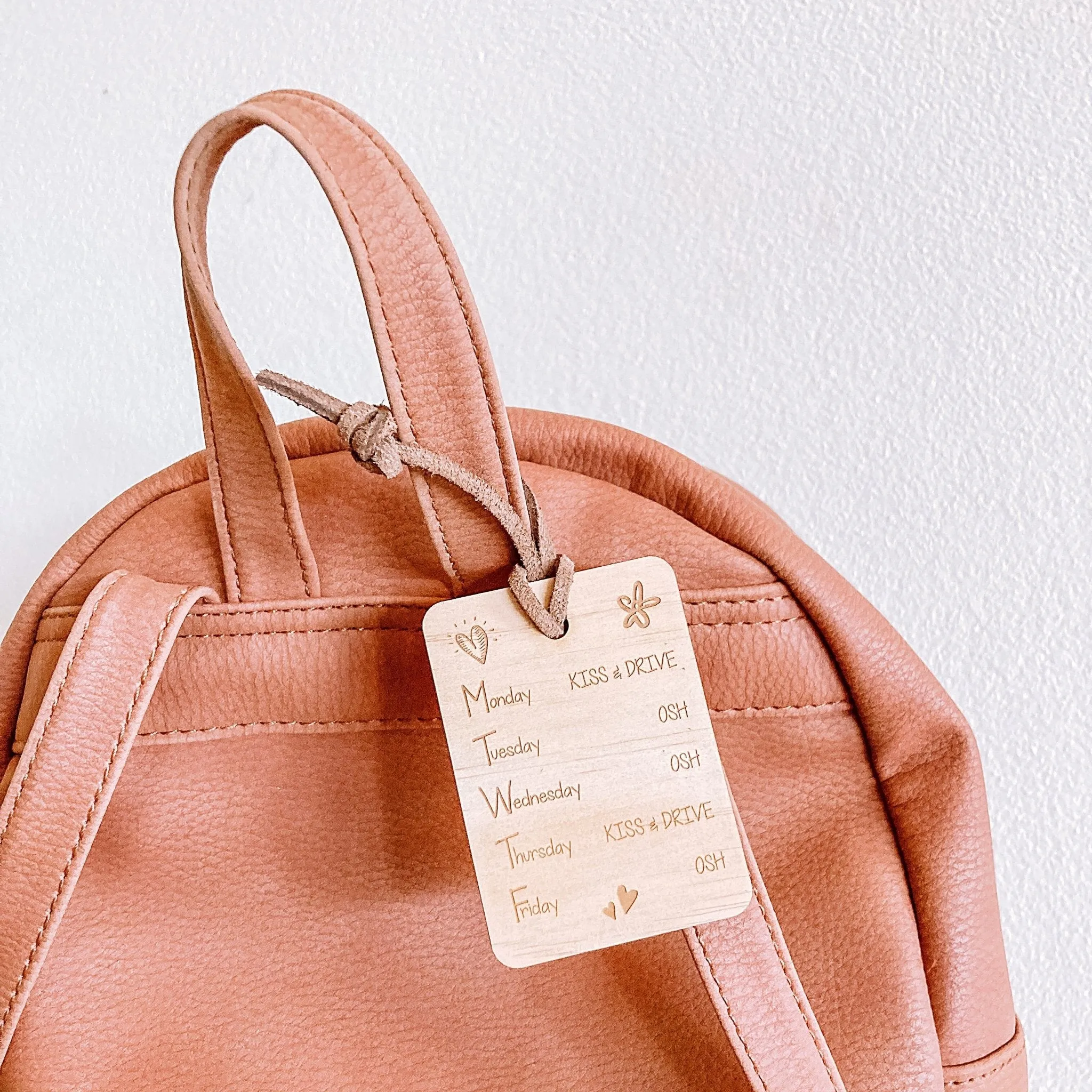 After School Reminder Bag Tag