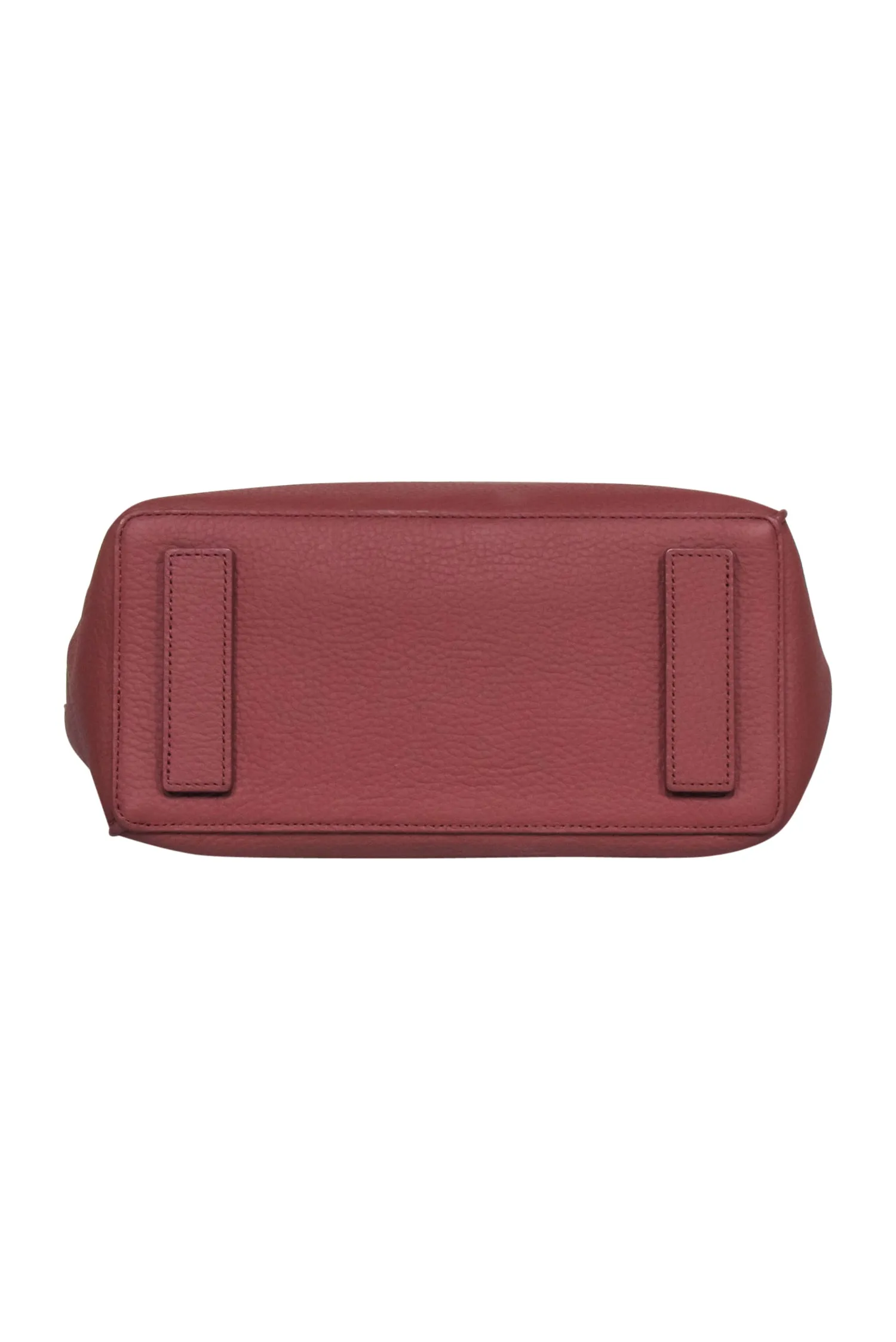 All Saints - Rust Brown "Kita" Leather Crossbody Bag