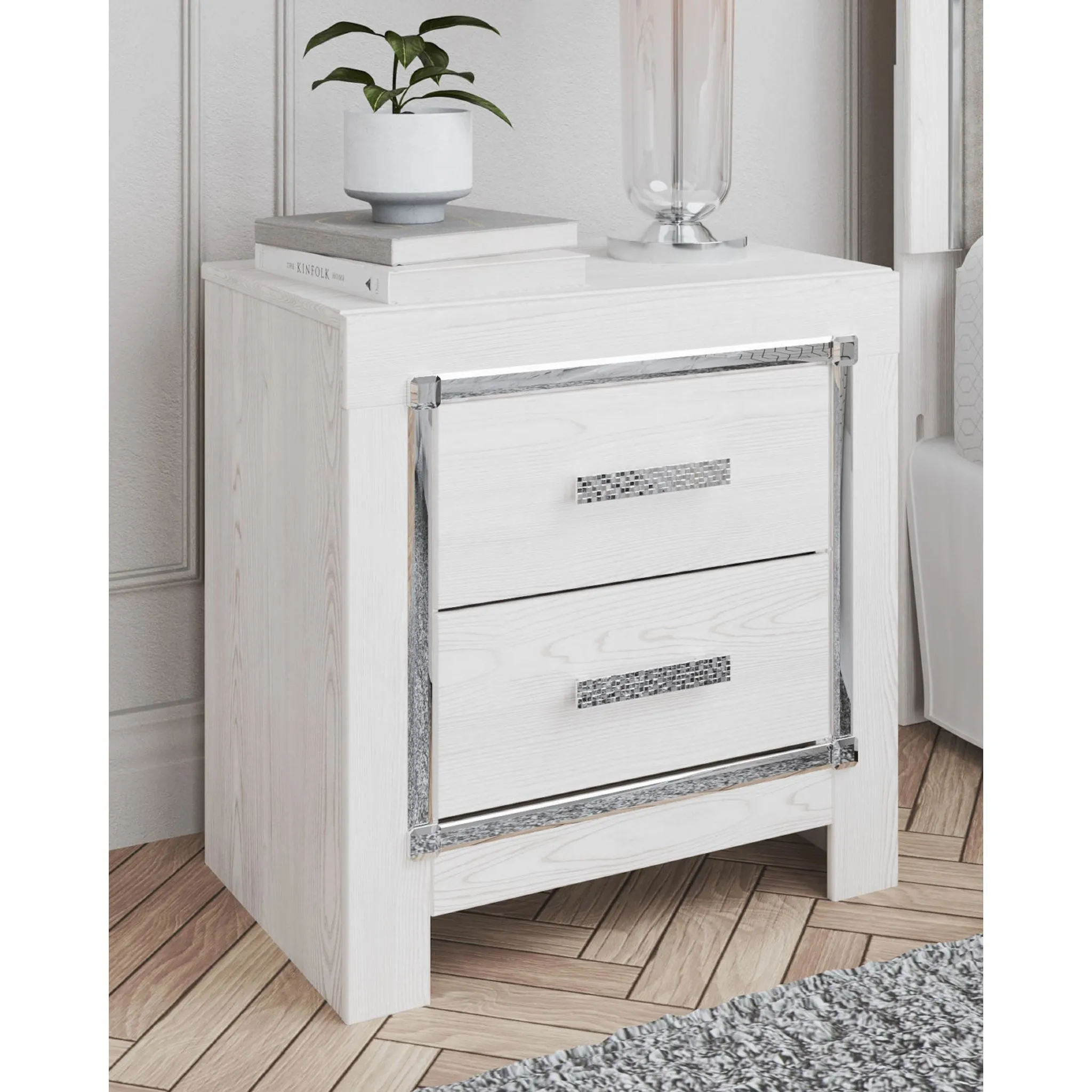 Altyra 6 Piece Queen Storage Bedroom - White