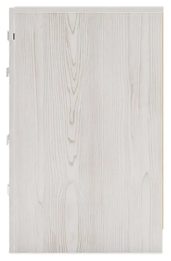 Altyra King Upholstered Panel Bed, Dresser, Mirror, and Nightstand