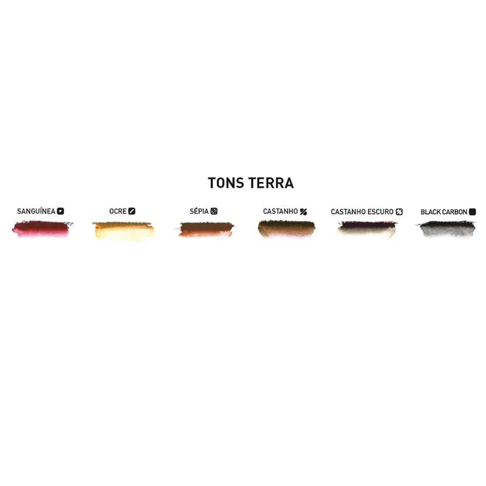 ArtGraf Pigmented Tailors Chalk - Earth Tone Set