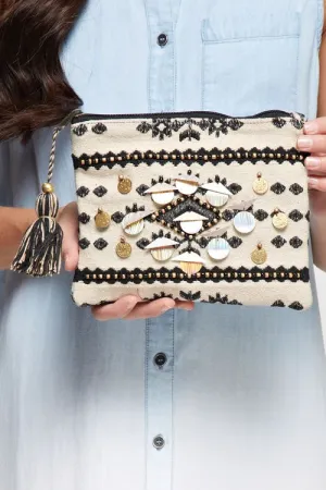 Aztec Motif Makeup Bag