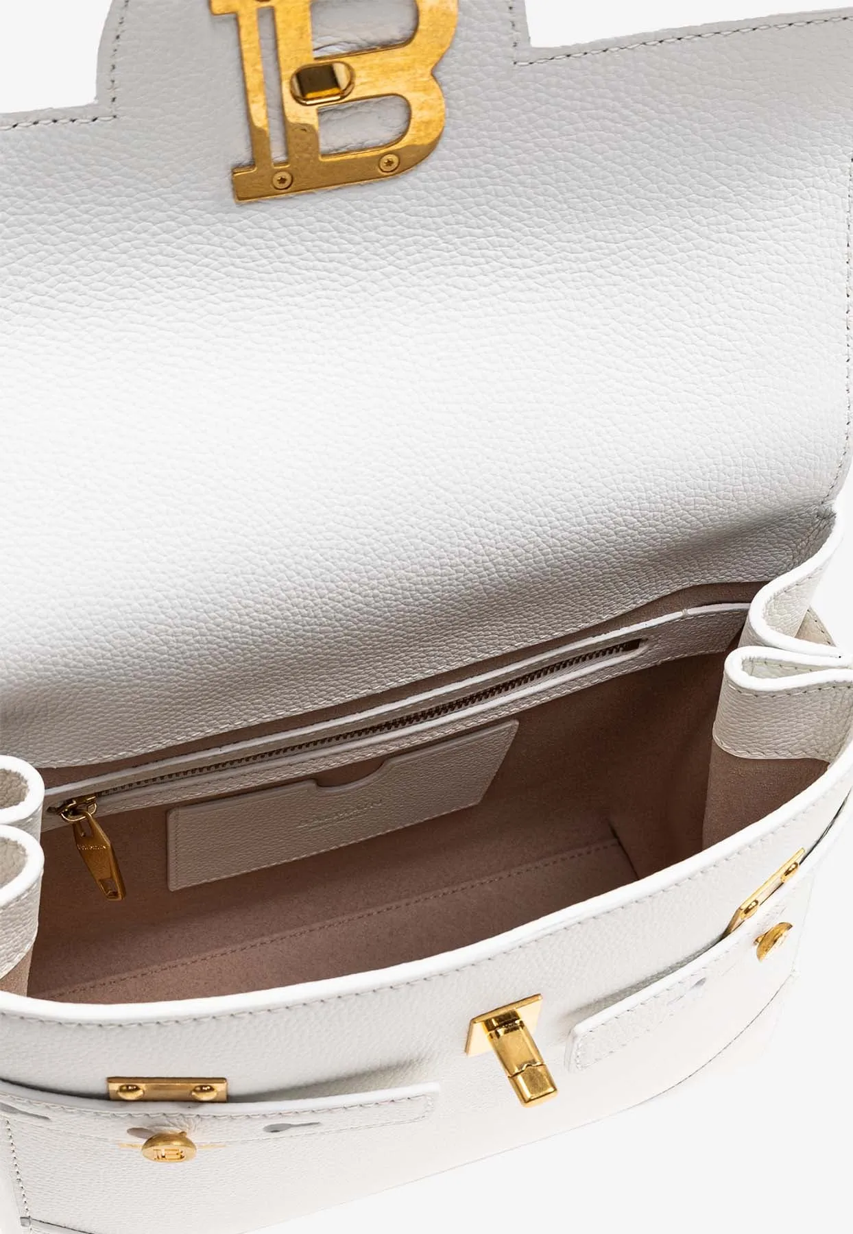 B-Buzz 23 Leather Top Handle Bag