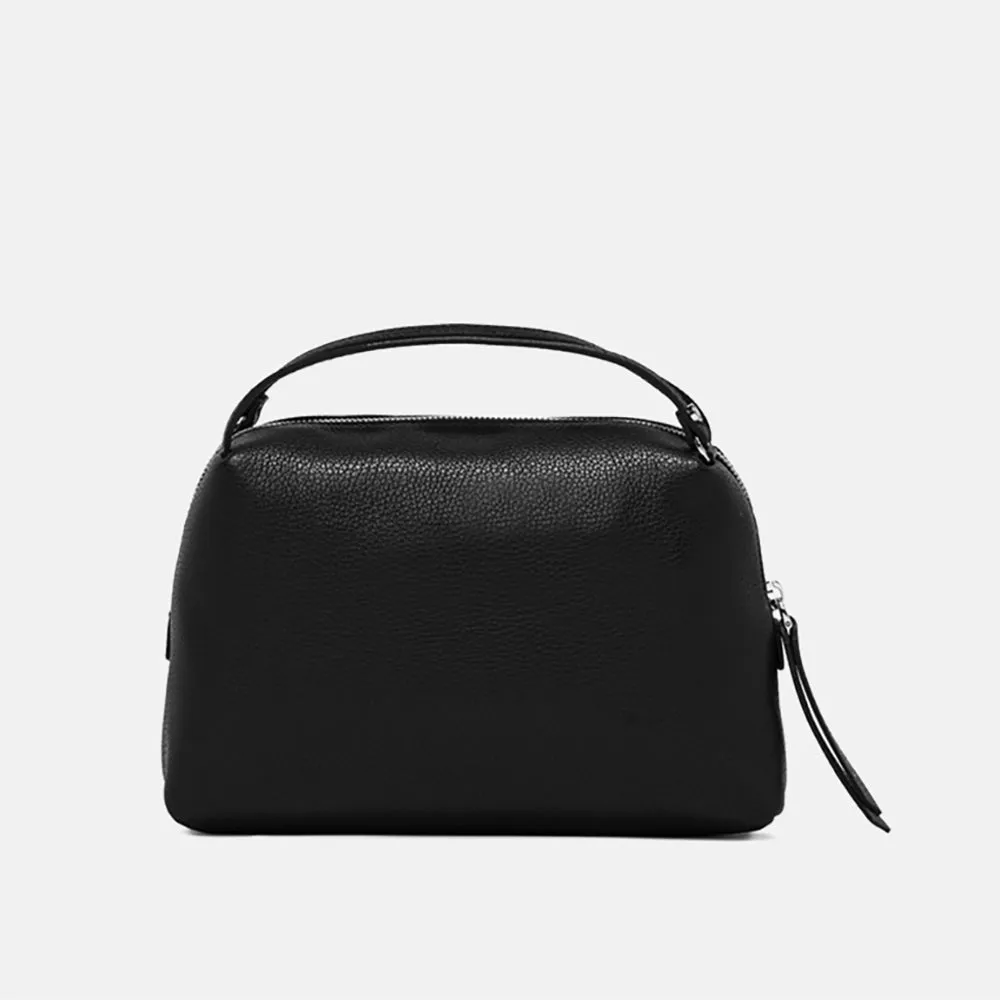 Black Leather Large Alifa Bag
