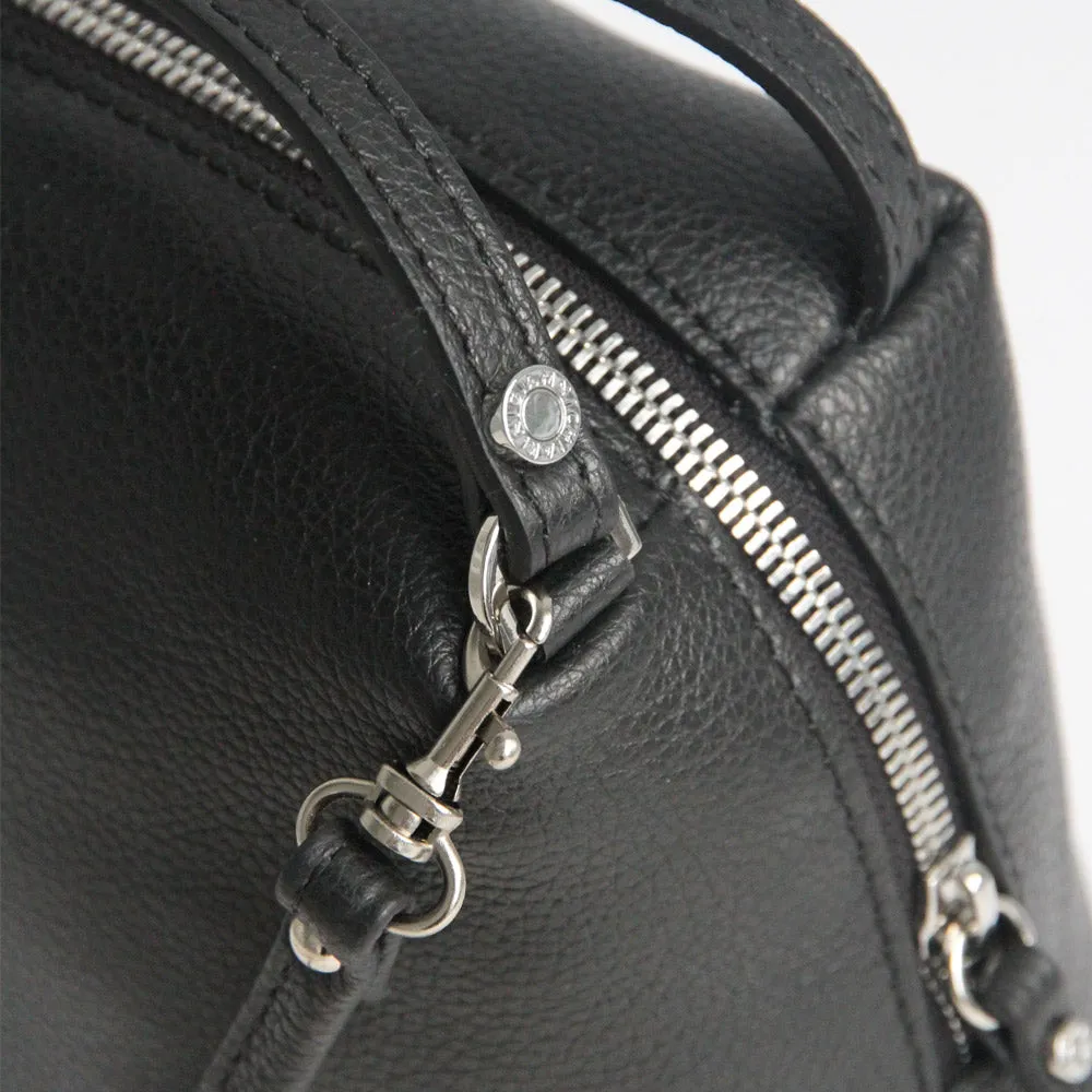 Black Leather Large Alifa Bag