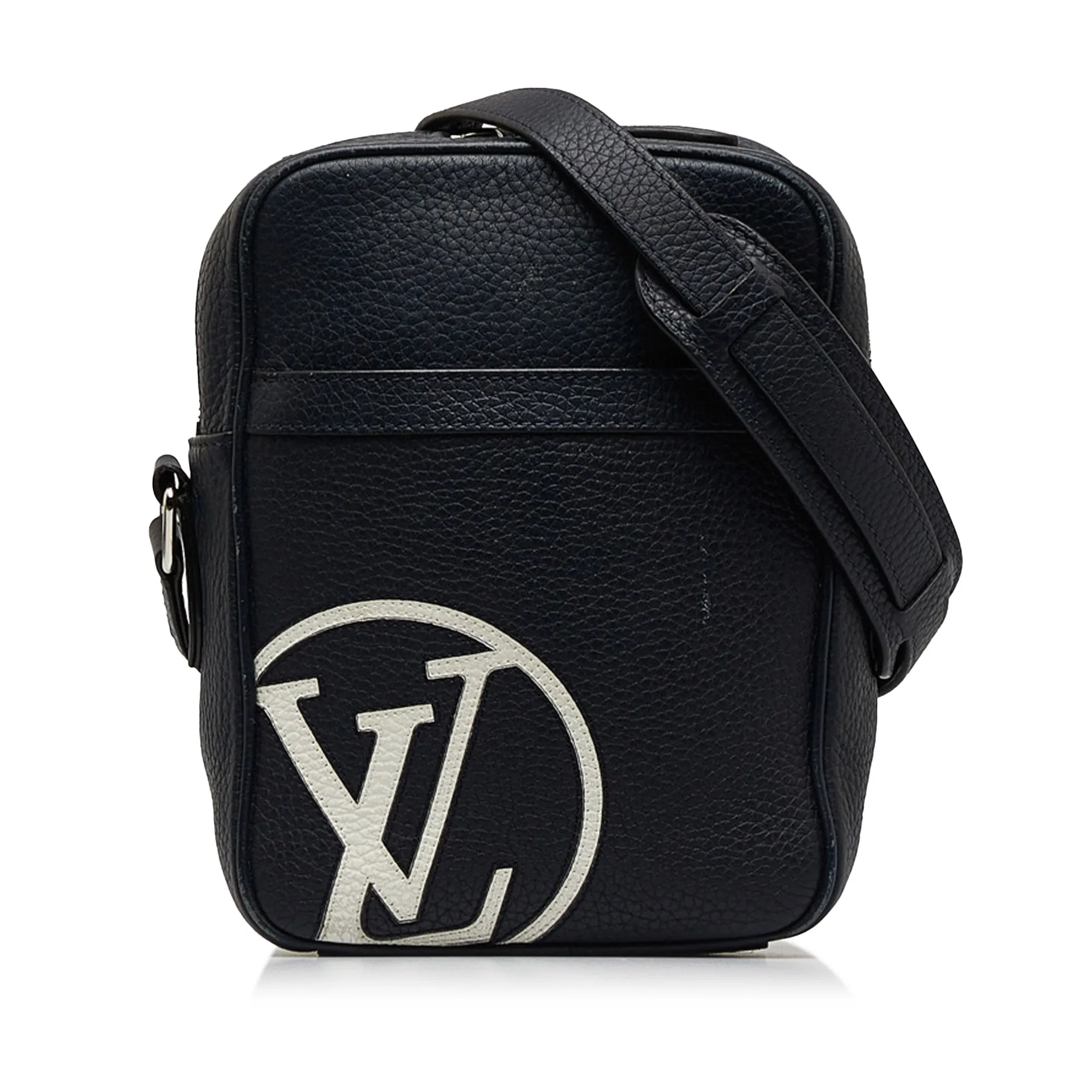 Blue Louis Vuitton Taurillon Danube LV Circle  PM