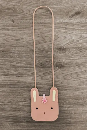 Blush Pleather Bunny Purse
