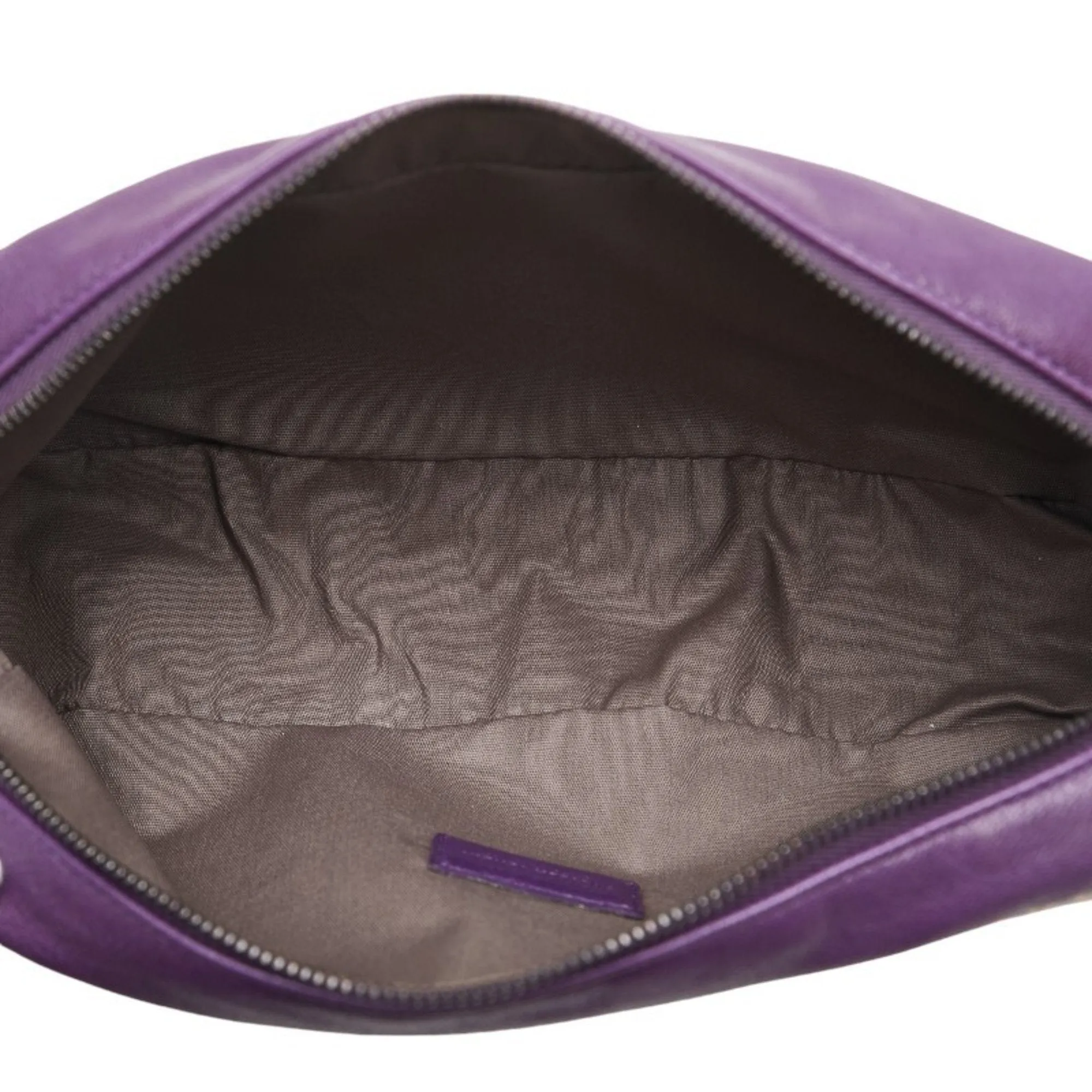 Bottega Veneta Butterfly Purple Leather Bag