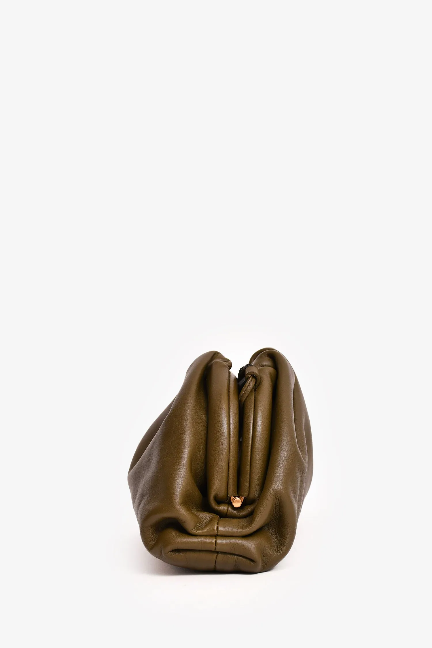 Bottega Veneta Dark Green Mini Pouch Crossbody