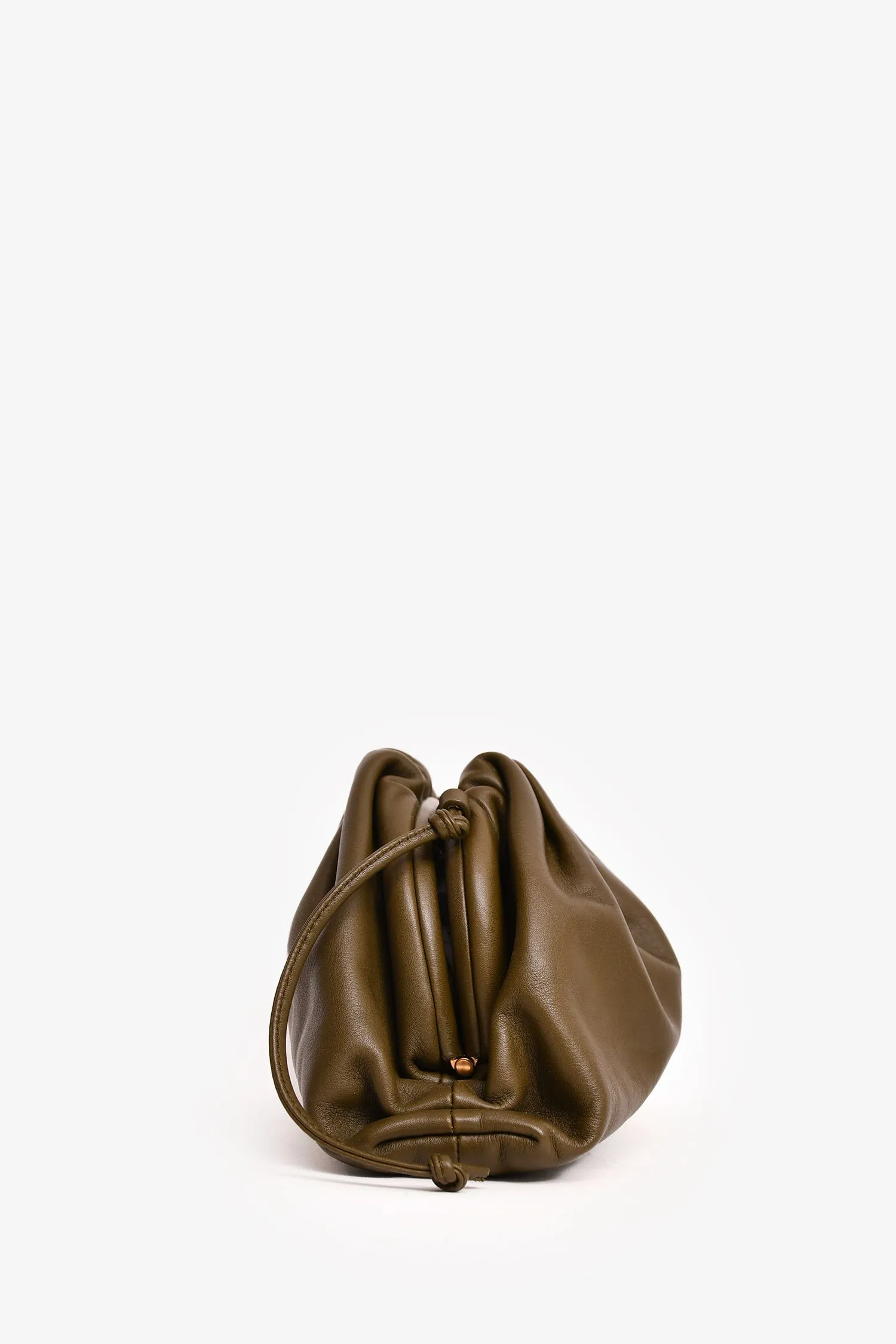 Bottega Veneta Dark Green Mini Pouch Crossbody