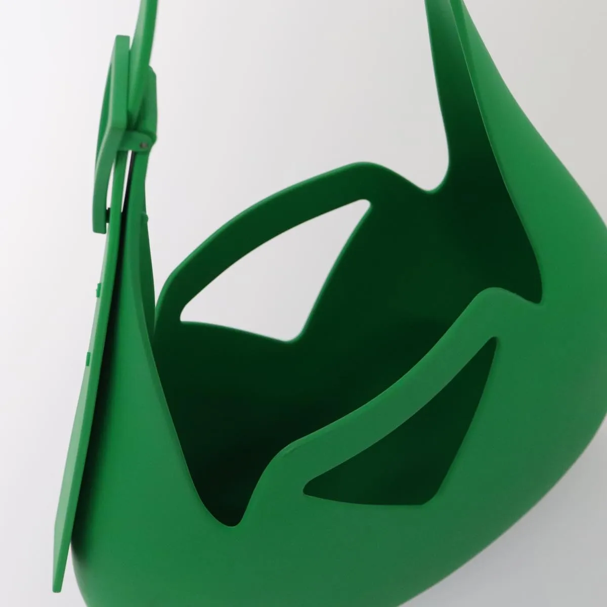 Bottega Veneta Green Plastic Bag