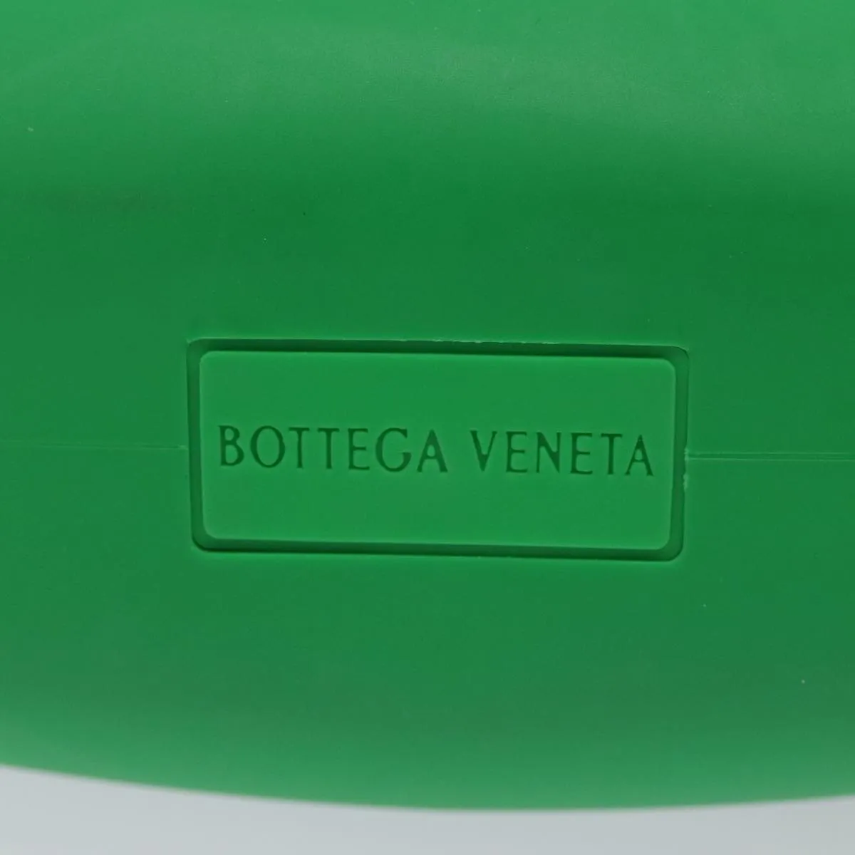 Bottega Veneta Green Plastic Bag