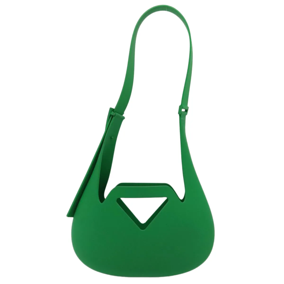 Bottega Veneta Green Plastic Bag