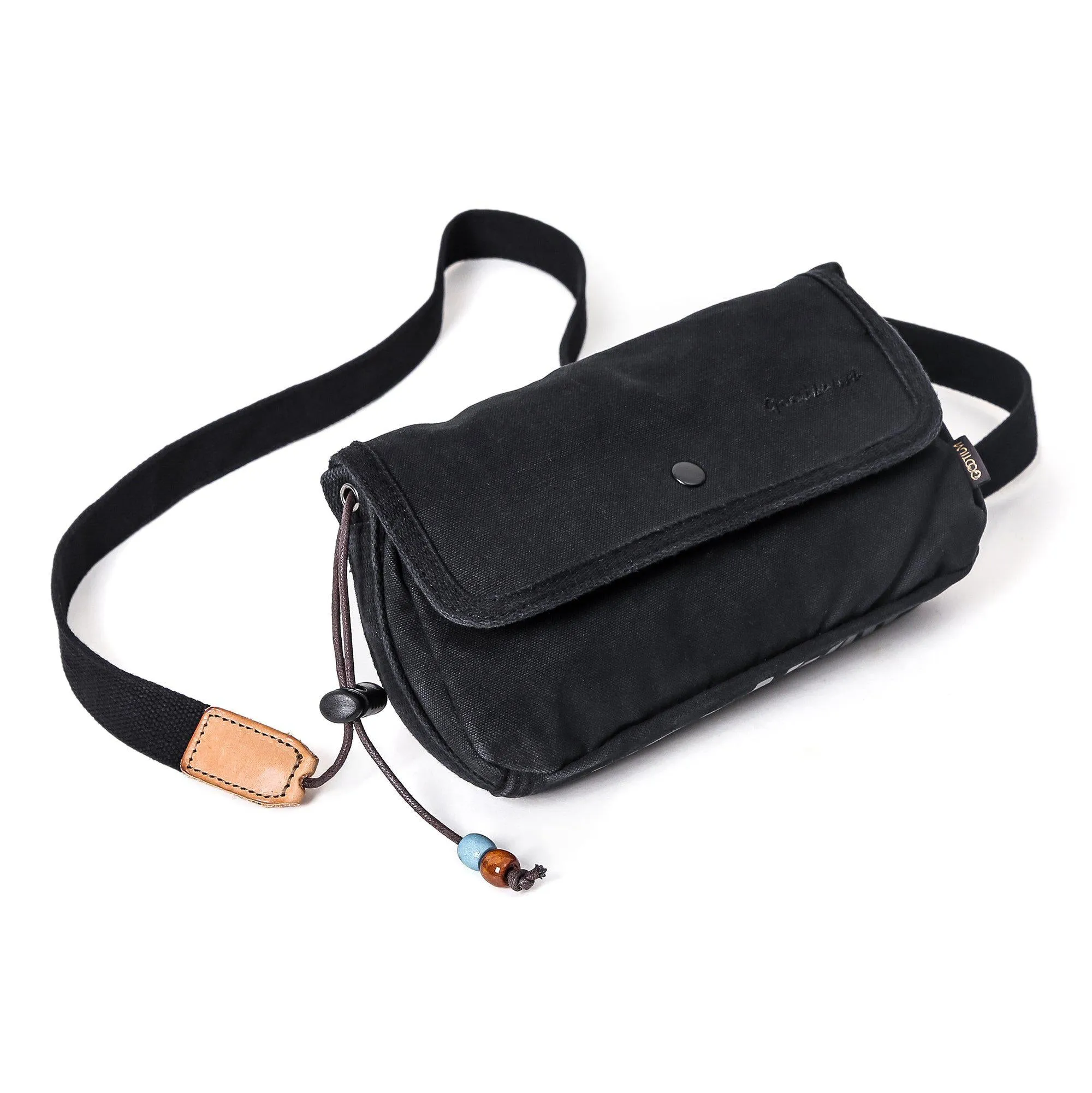 Canvas Zippered Flap Purse #G2004