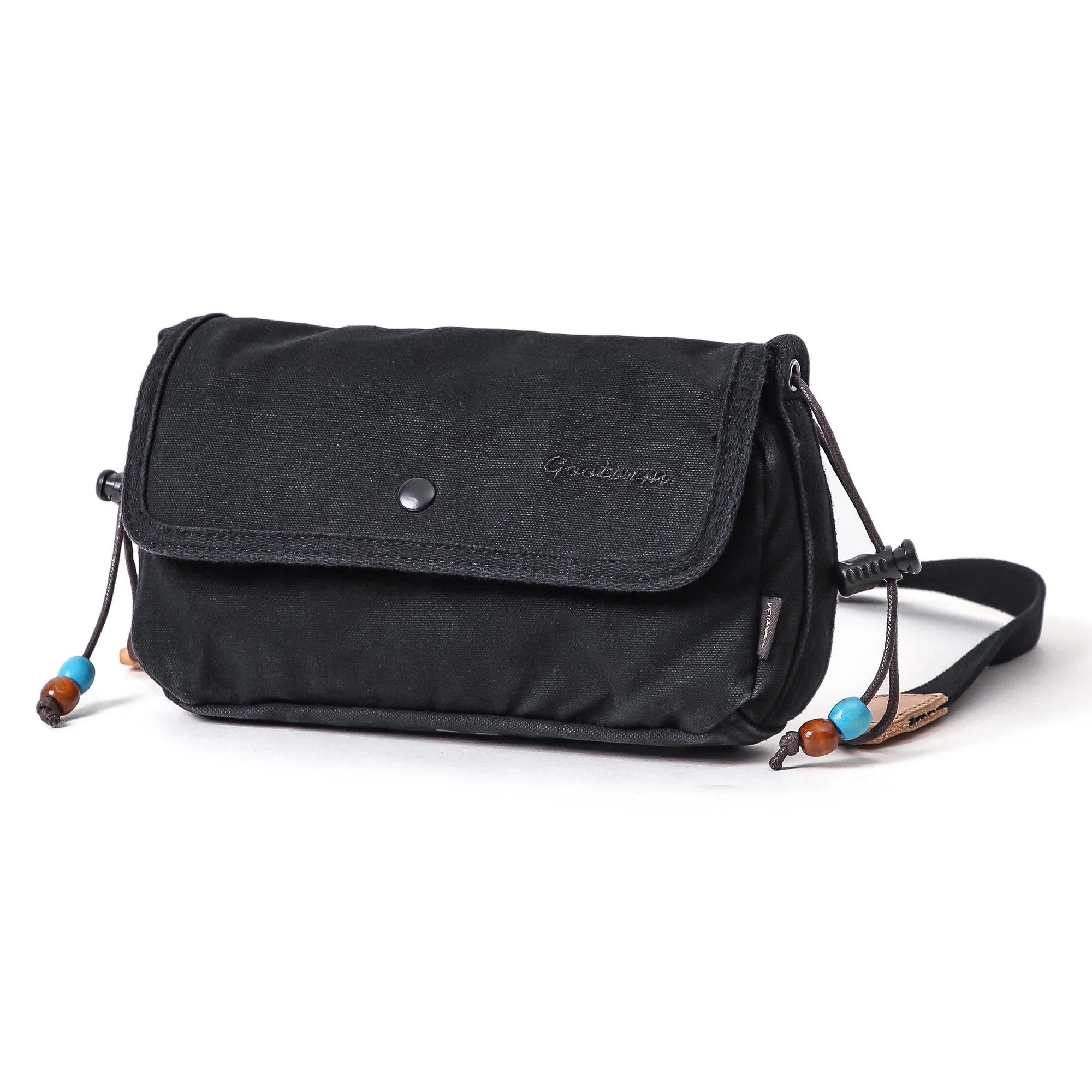 Canvas Zippered Flap Purse #G2004