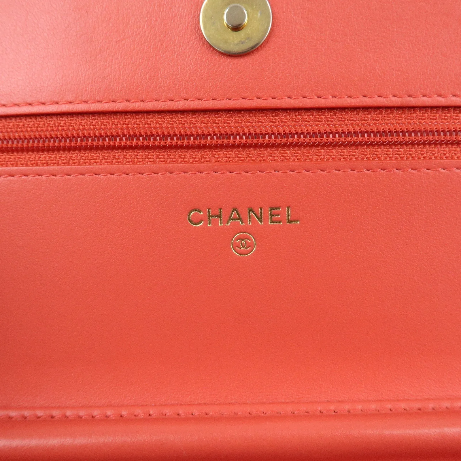 CHANEL CC Filigree Matelasse Caviar Skin Chain Shoulder Bag A84451 Used
