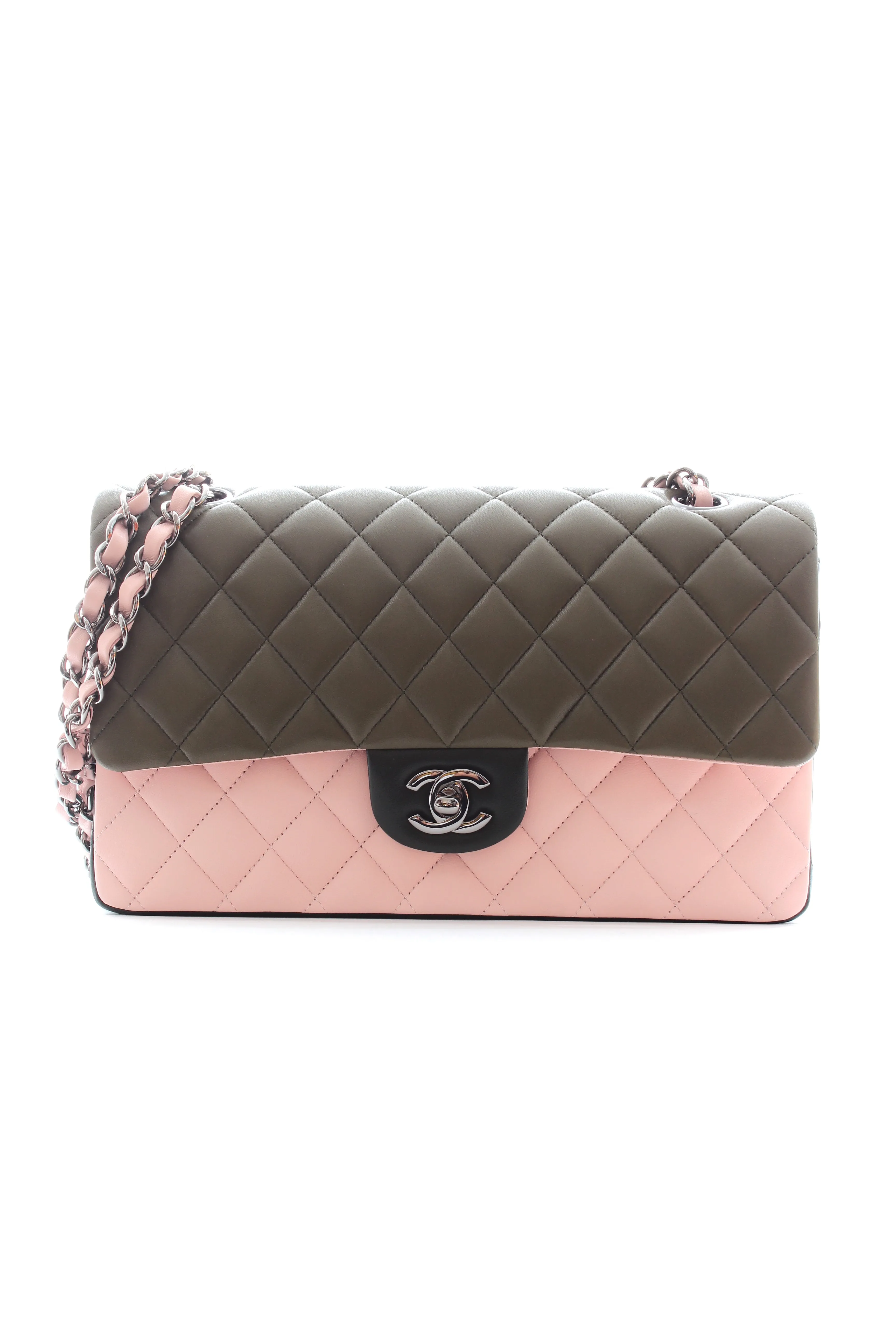 Chanel Tri-Colour Quilted Leather Medium Flap Bag - Limited Edition Style