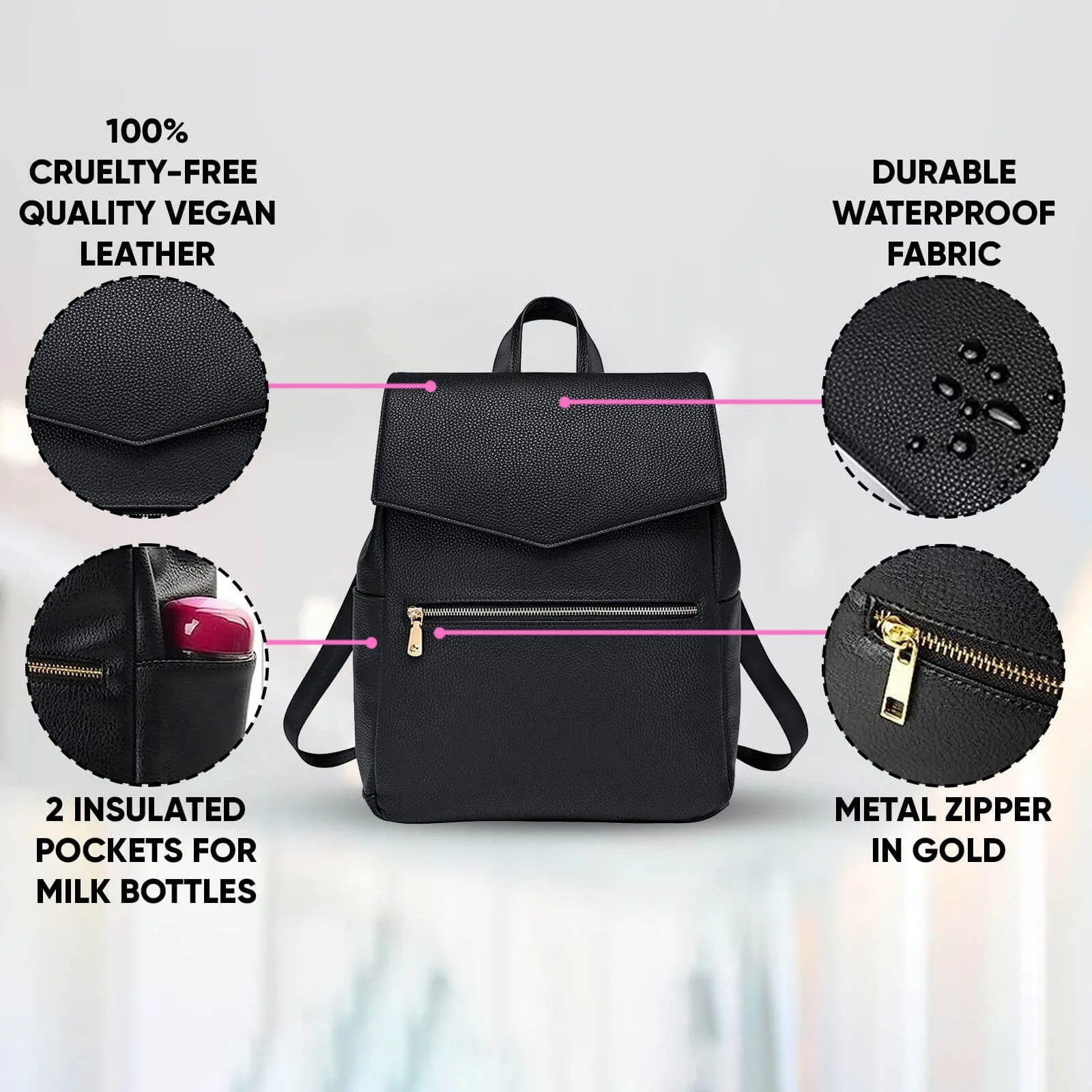 Classic Diaper Backpack | Black