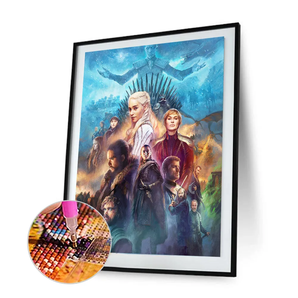 Classic Game - Full Round Drill Diamond Painting 40*55CM