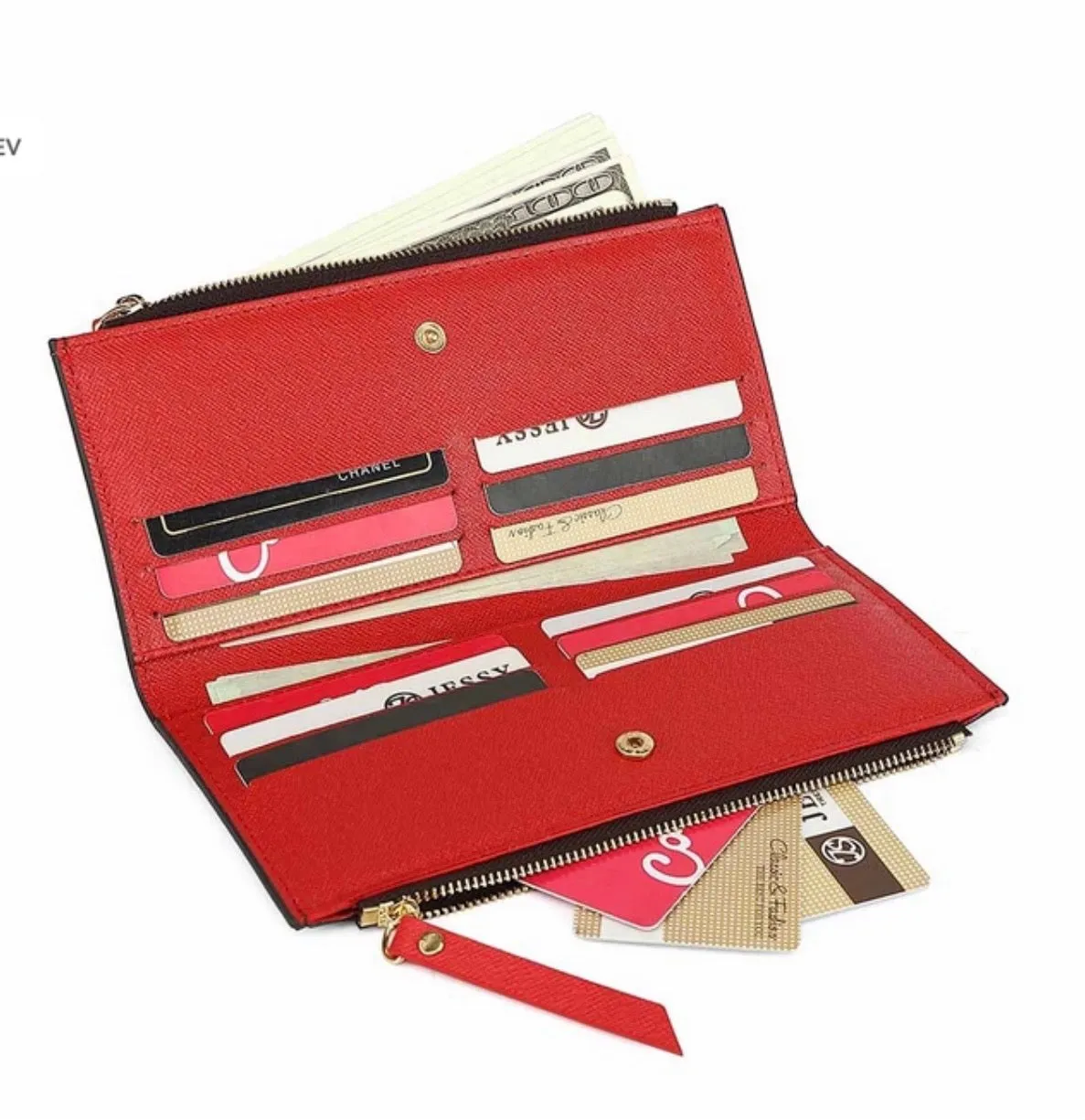 Coffee check ladies wallet purse