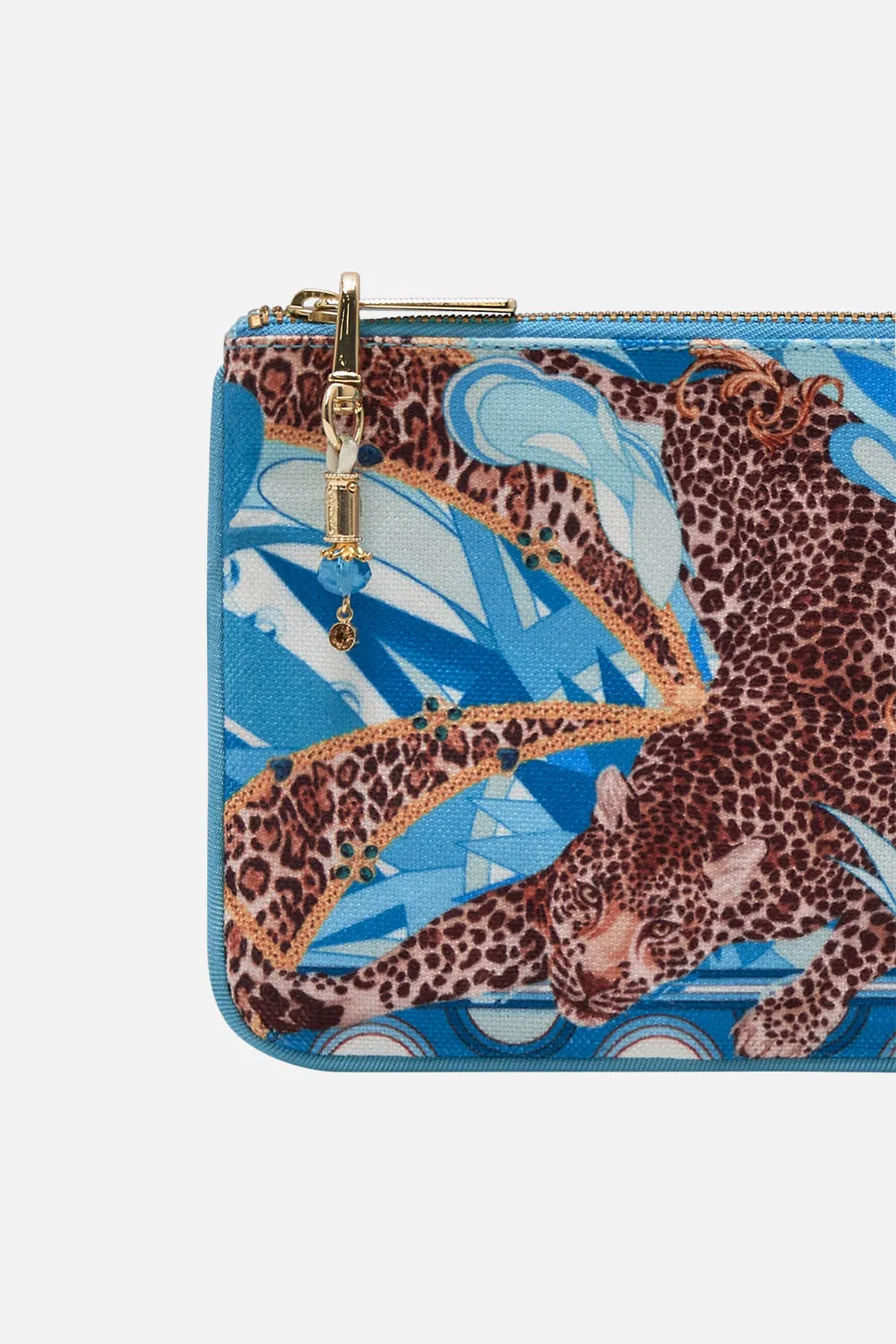 COIN AND PHONE PURSE SKY CHEETAH