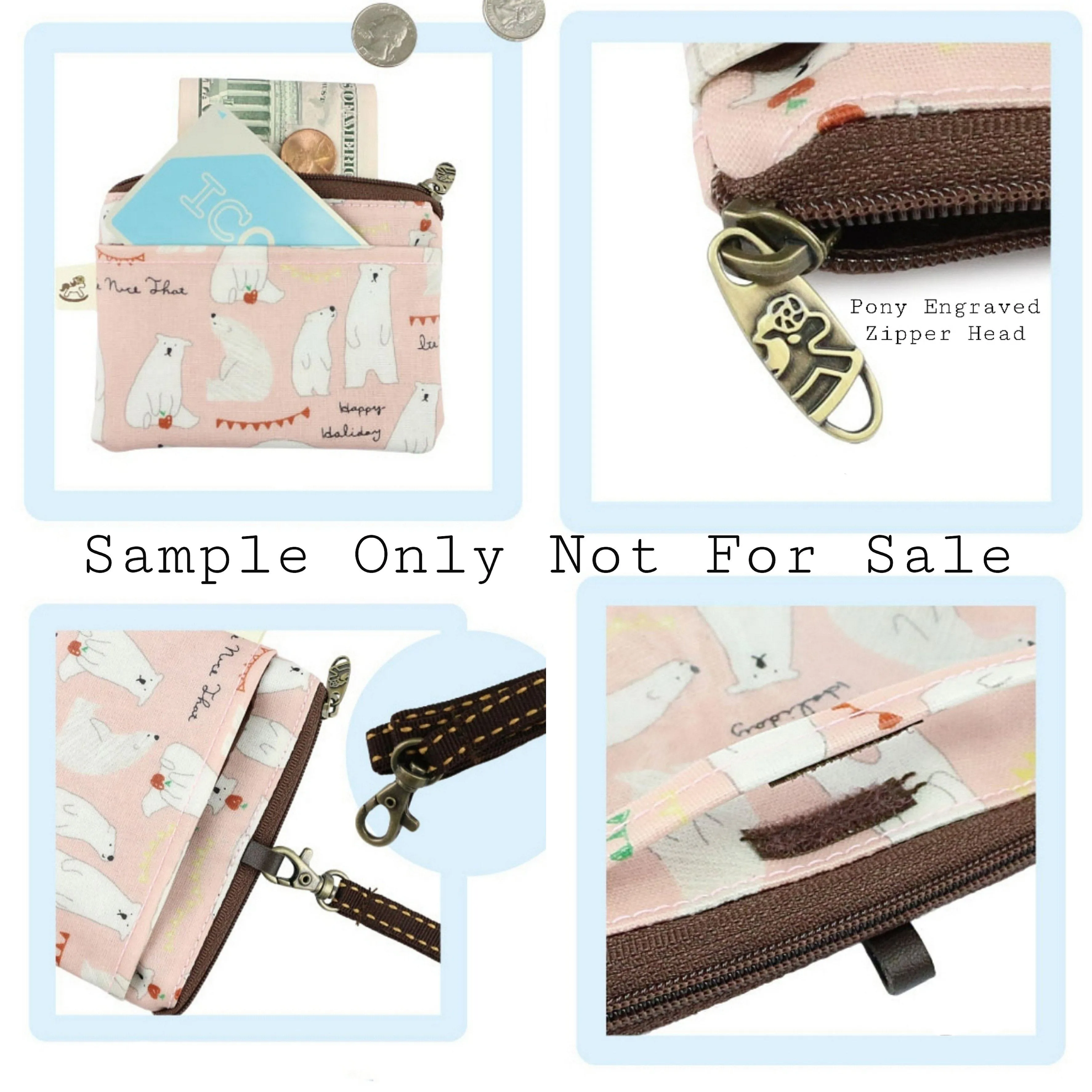 Cream Corgi Puppy Card & Coin Purse