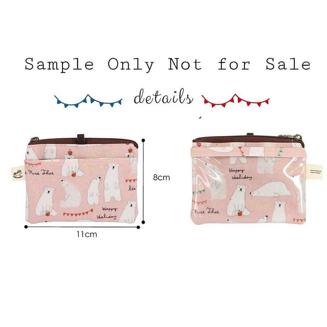 Cream Corgi Puppy Card & Coin Purse