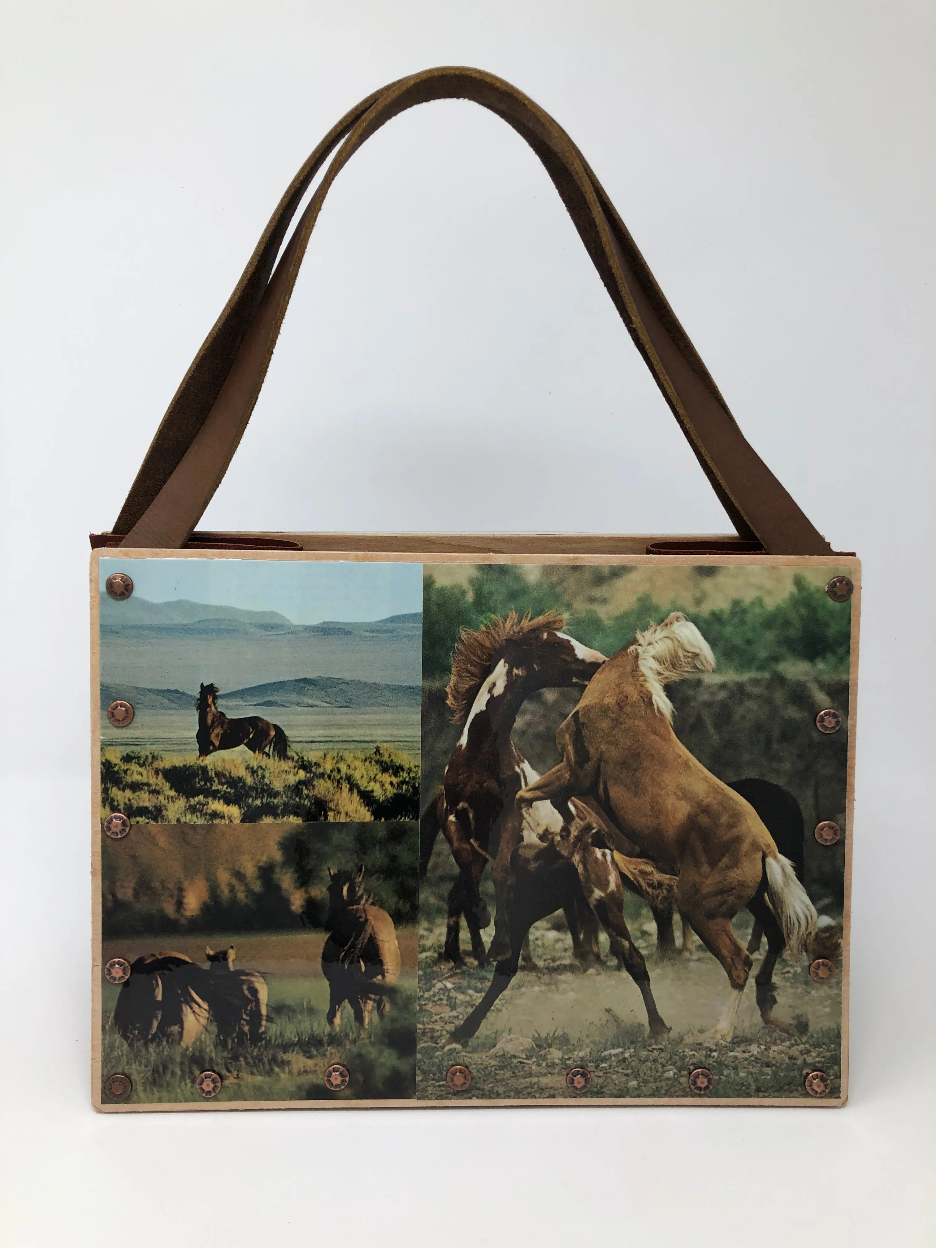 Custom KB Vintage Designs Purse - Wild Horses