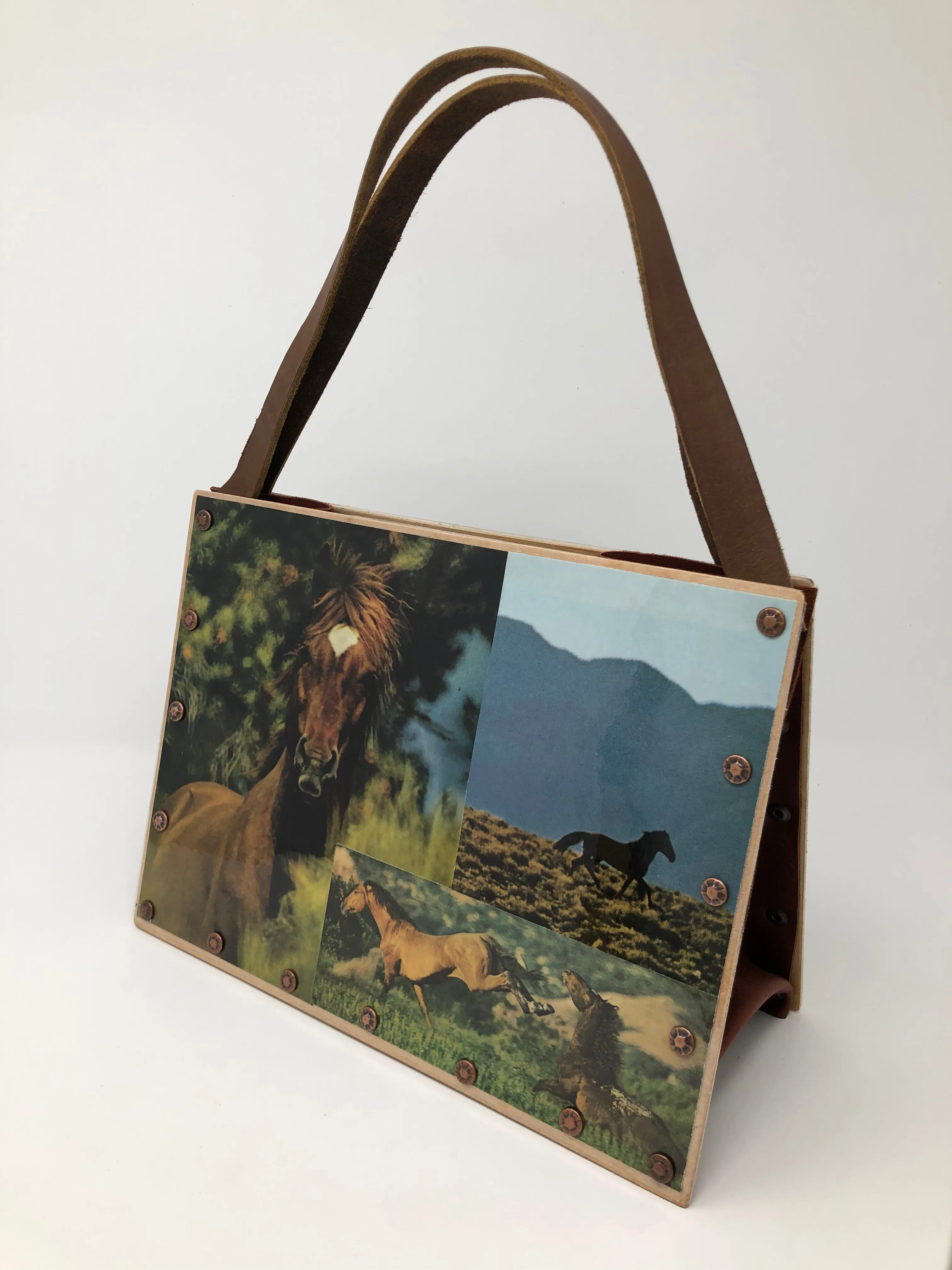 Custom KB Vintage Designs Purse - Wild Horses