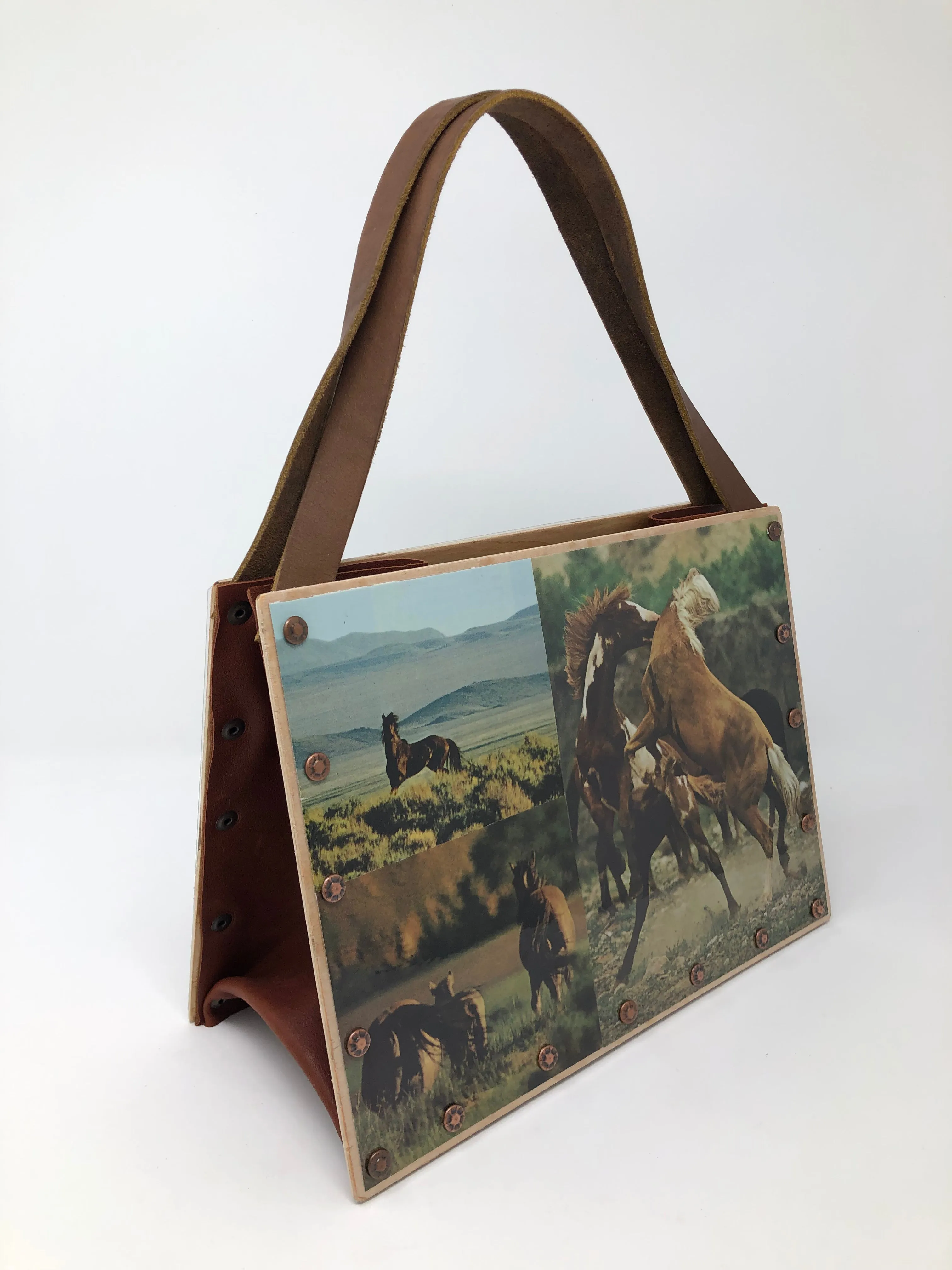 Custom KB Vintage Designs Purse - Wild Horses