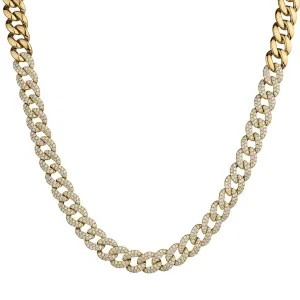 DIAMOND CURB LINK NECKLACE