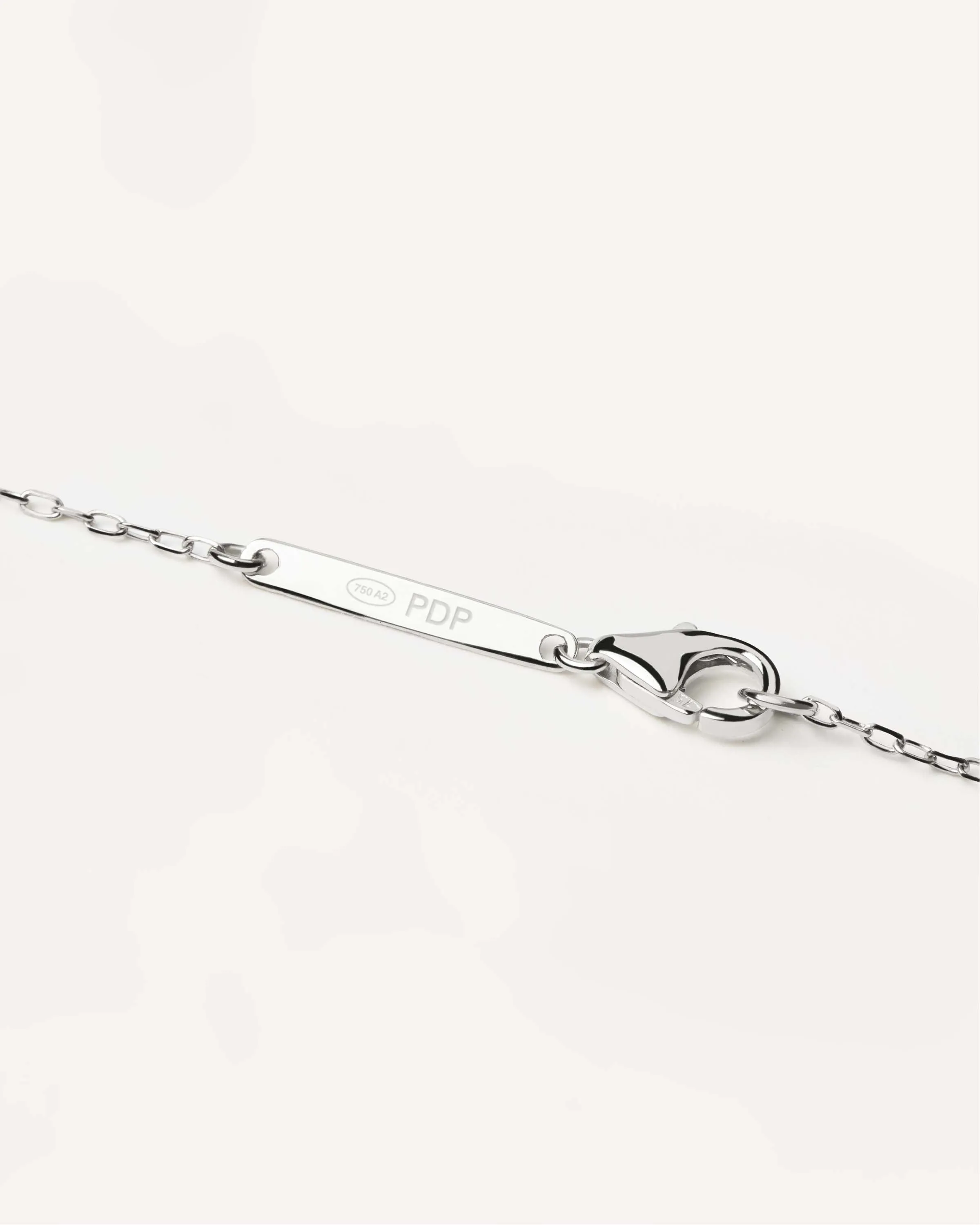 Diamonds and White Gold Eternity Necklace