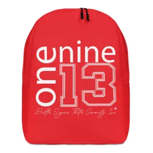 DST "One Nine One Three" Red Minimalist Backpack