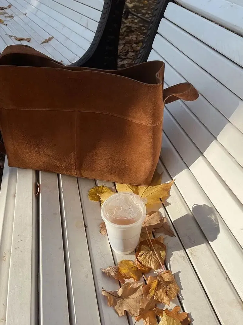 Emily | Shoulder Bag with Soft Suede Finish