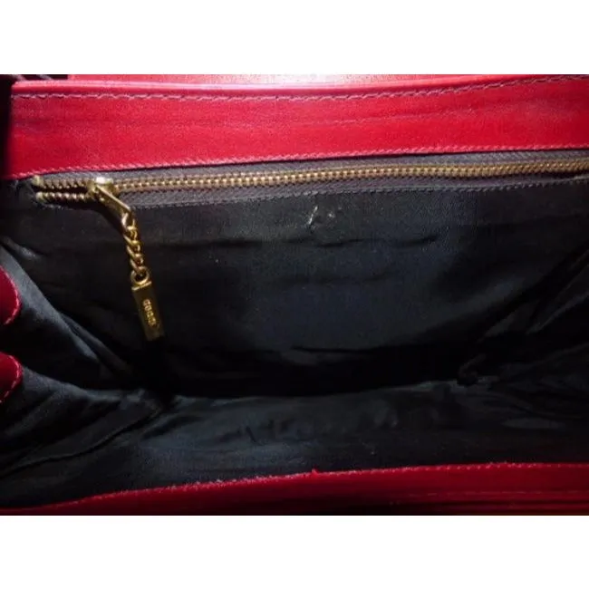 Gucci And Leather Satcheldesigner Purses Red Suede Shoulder Bag