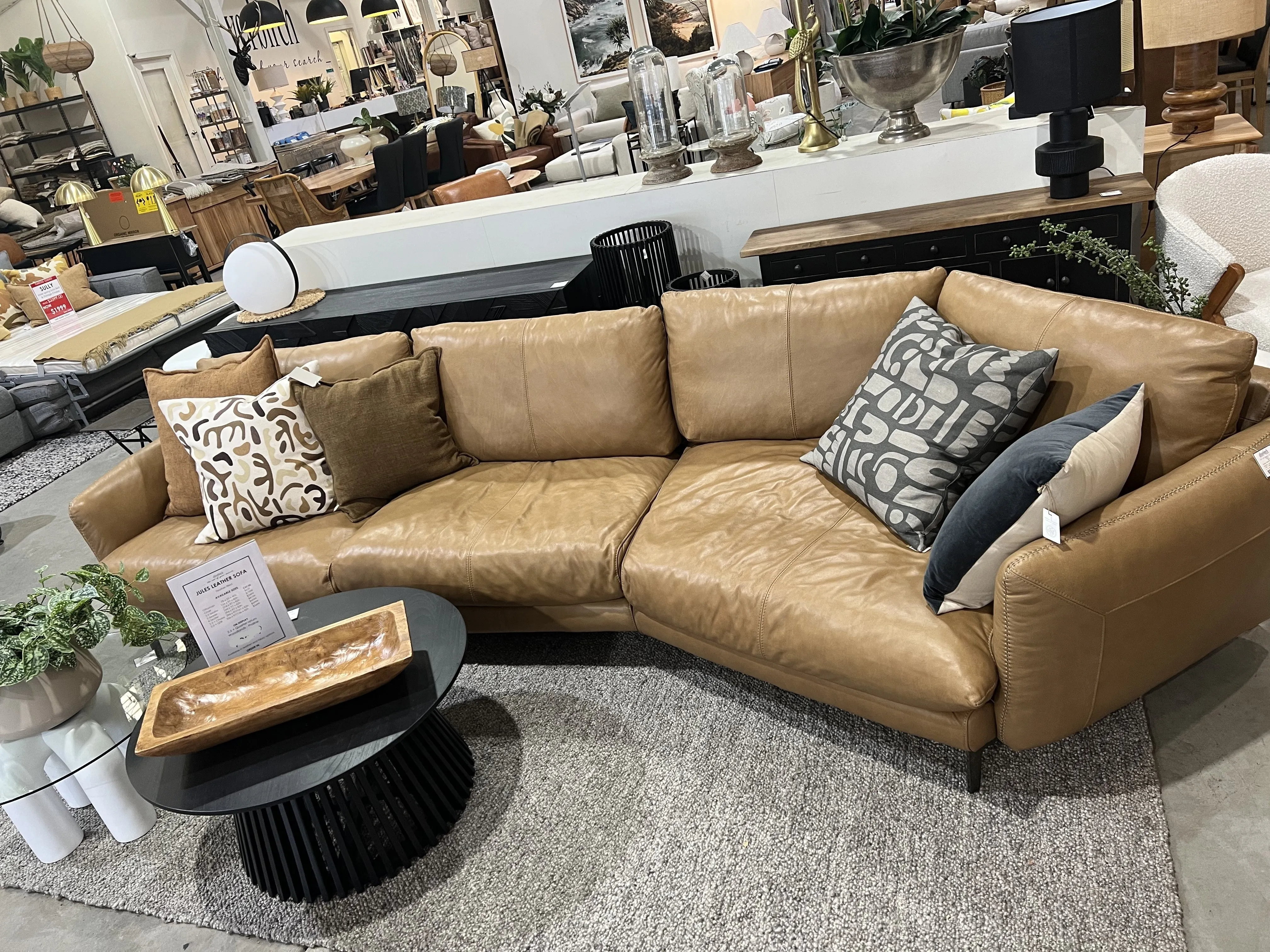 Jules Leather Sofa