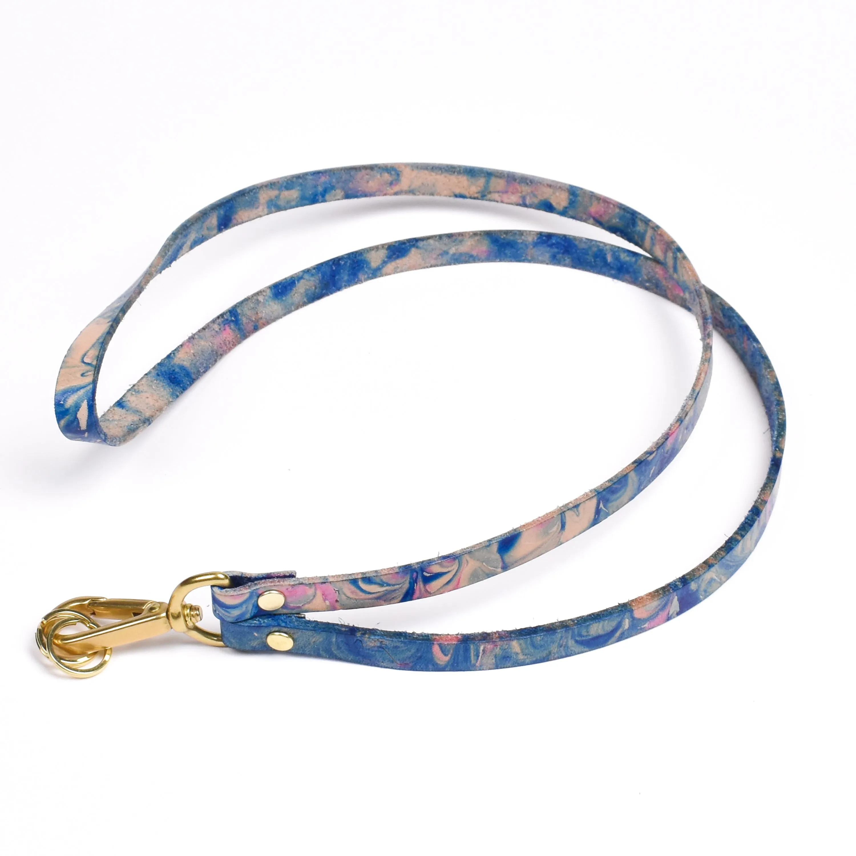Long Lanyard • Marbled Leather
