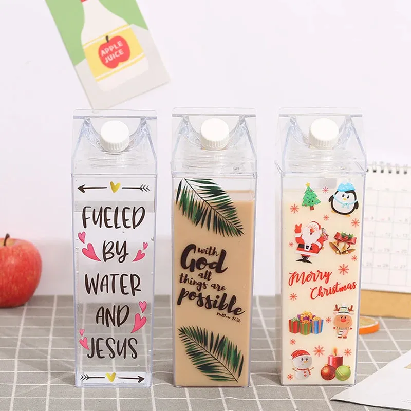 Milk Carton Water Bottle