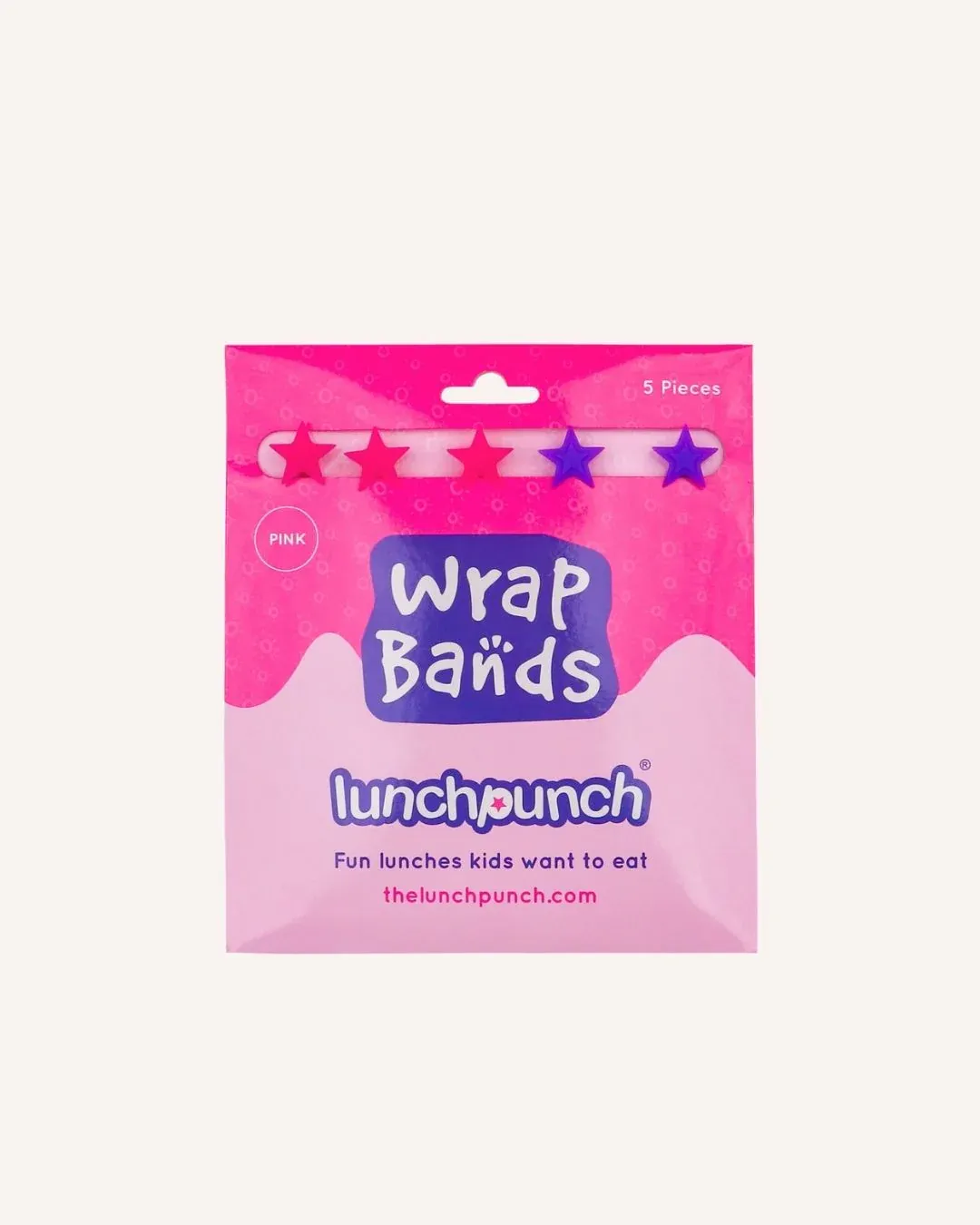 MontiiCo Silicone Wrap Bands - Pink