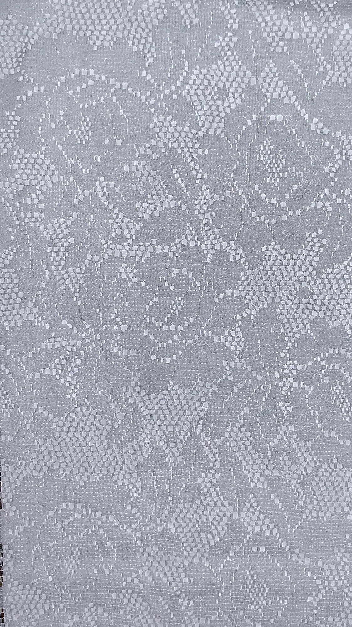 NYLON FLORAL DSN-T106048 LACE KNIT<br><h6>2D-SNOW WHITE<br>149X-LC-T106048</h6>