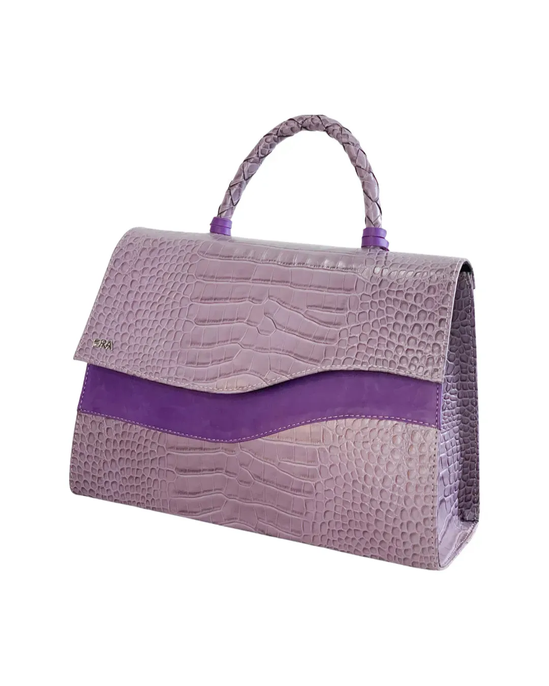 Ora Classic Lilac Maxi Handbag