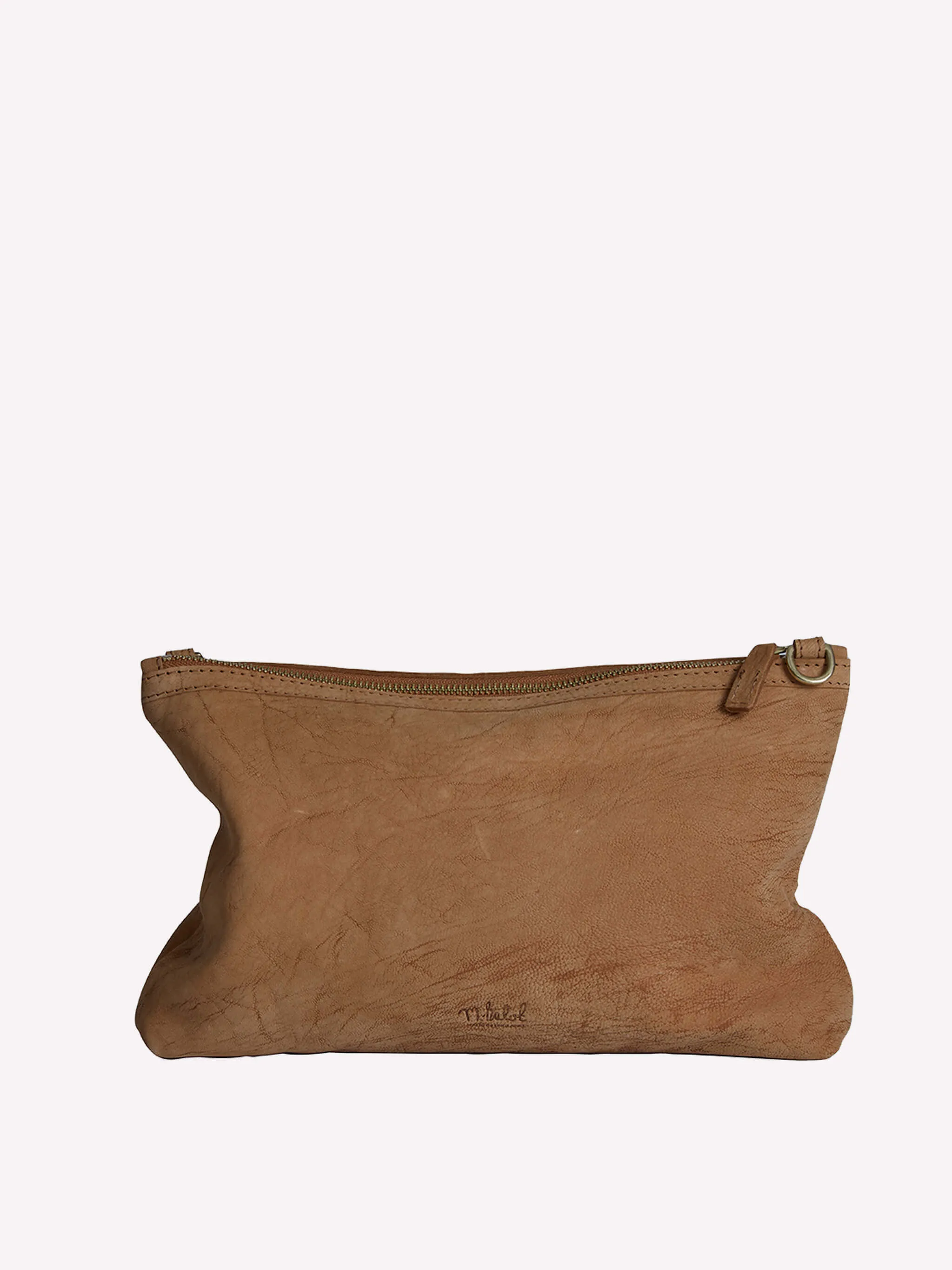 Peter Crossbody Bag in Nubuck - Cinnamon