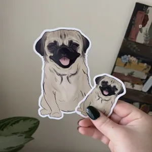 Pug #2 Sticker