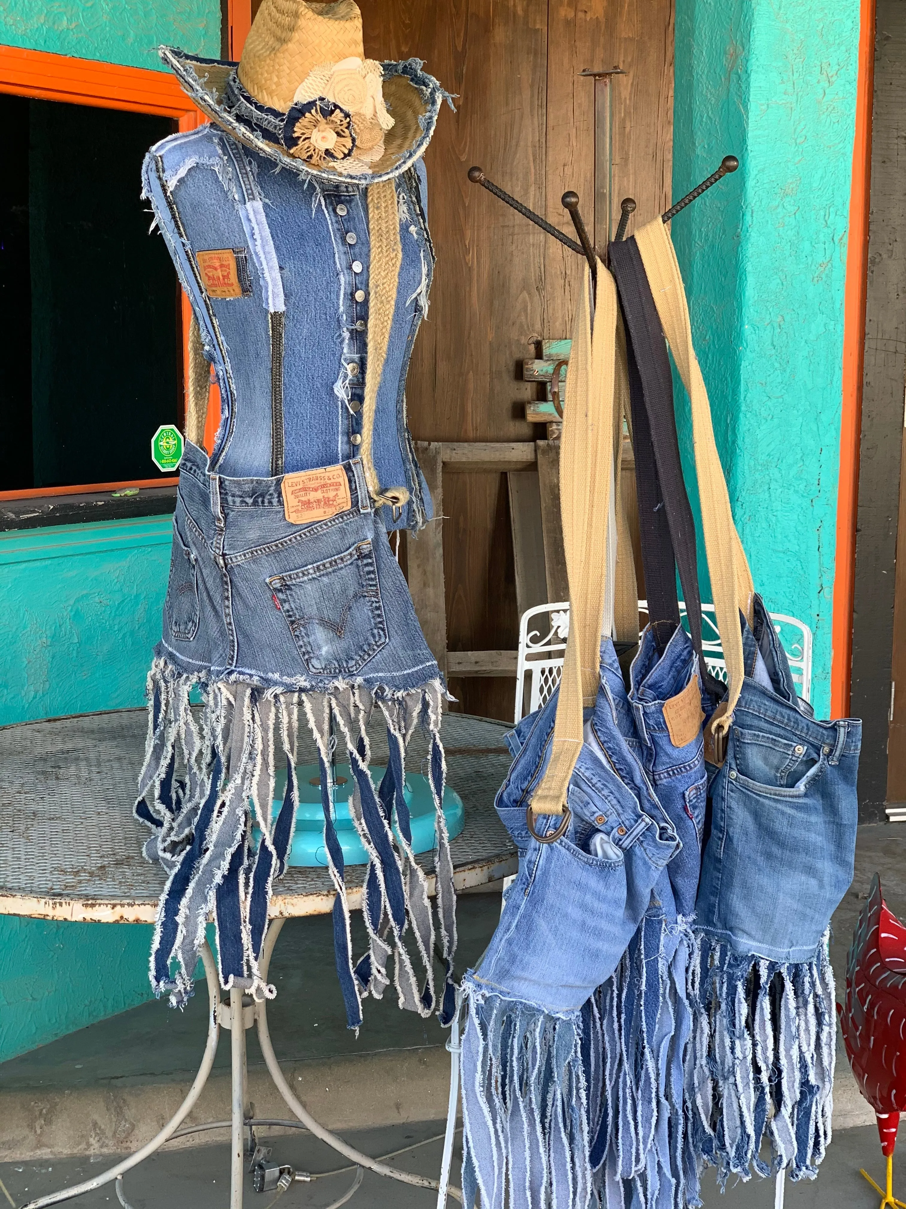 Recycled Levi Jeans Purse