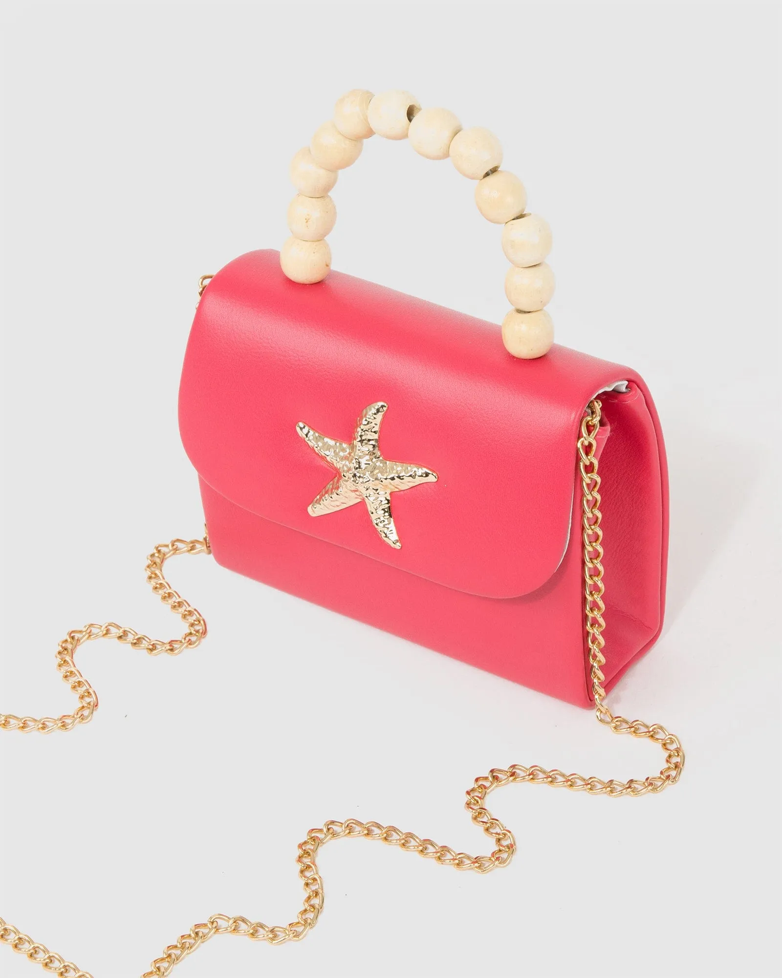 Red Mara Starfish Top Handle Bag