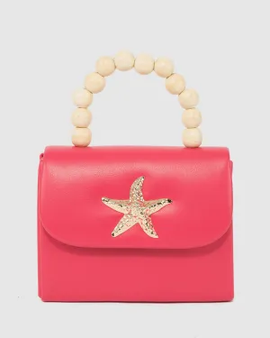 Red Mara Starfish Top Handle Bag