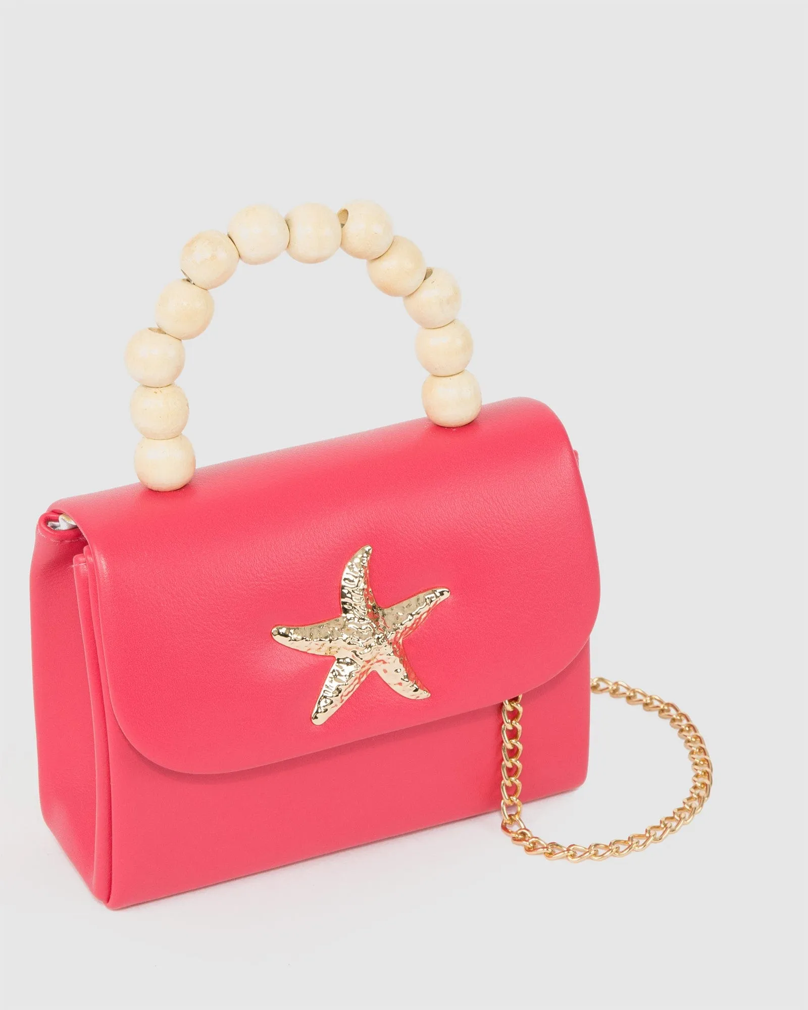 Red Mara Starfish Top Handle Bag