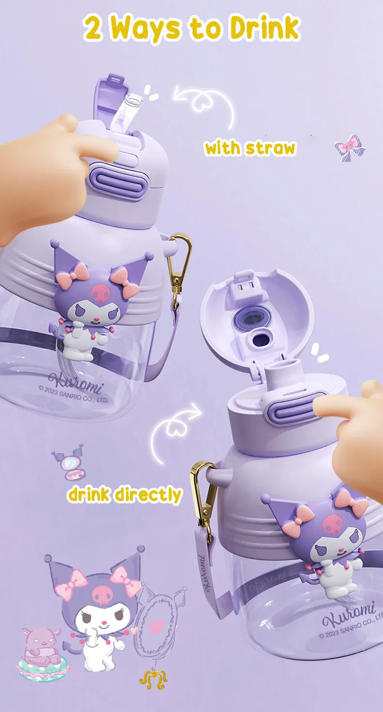 Sanrio Character Rotating Sipper Water Bottle