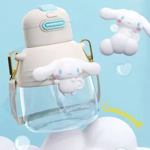 Sanrio Character Rotating Sipper Water Bottle